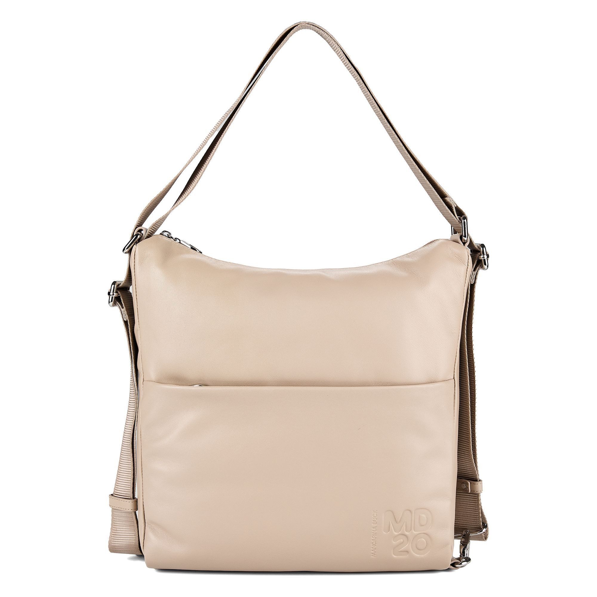 Mandarina Duck Schultertasche MD20, Lederfaserstoff