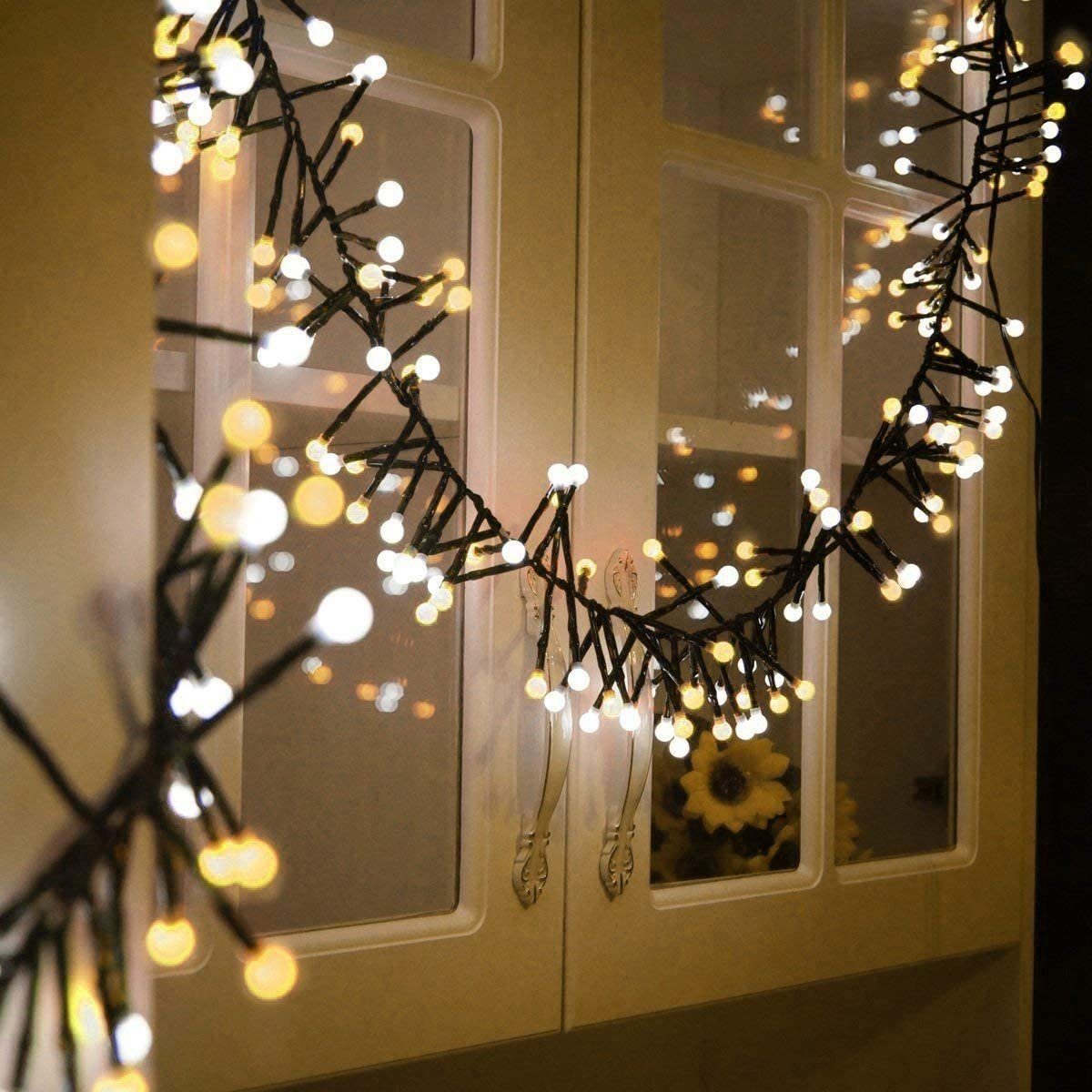 Quntis LED-Lichterkette »LED Kugel Lichterkette, 3m 400 LEDS 8 Modi«, LED  Weihnachtsbeleuchtung strom online kaufen | OTTO