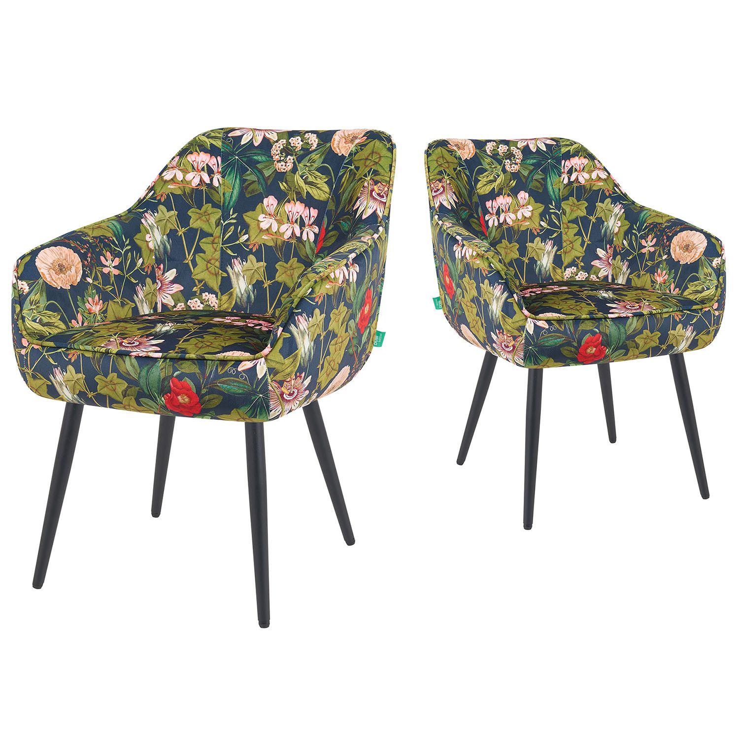 DUBI Möbel Polsterstuhl Mika-Kian 2er-Set, Federkern, günstig online kaufen