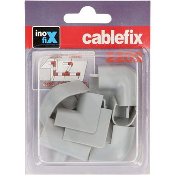 cablefix Kabelkanal cablefix 160707 Verbindungselement Verbindungsstück 1 Set Grau