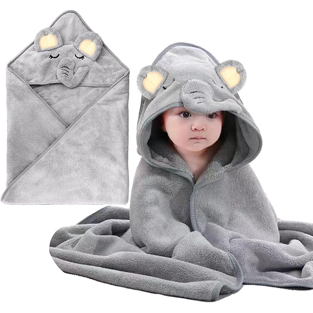 TUWENA Kapuzenhandtuch Baby-Kapuzenhandtücher, superweiche Baby-Badetücher mit Kapuze