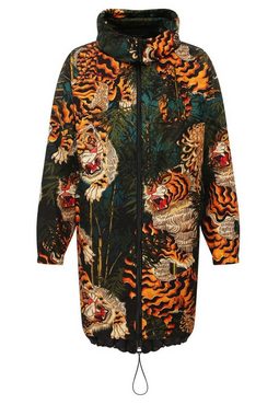 Dsquared2 Winterjacke DSQUARED2 Jeans Tiger Print Parka Jacke Coat Hooded Mantel Jacket Kapu