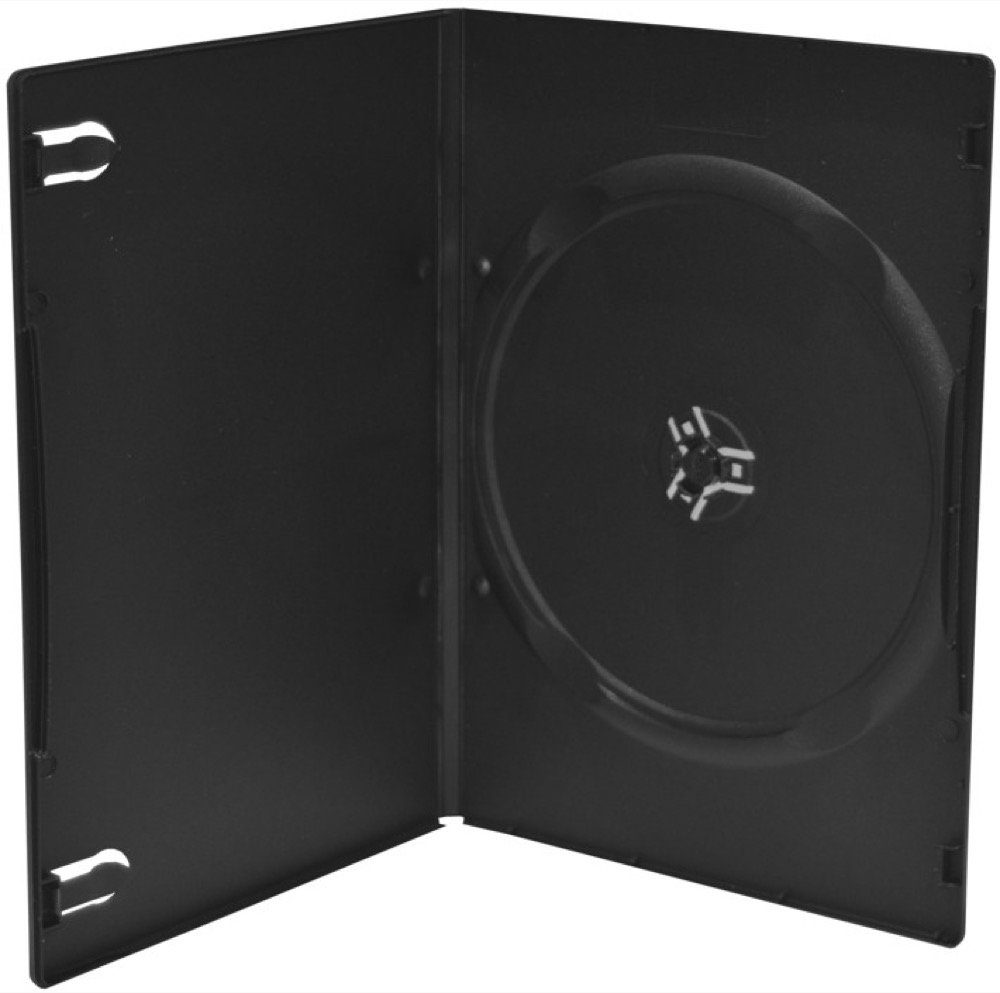 Mediarange DVD-Hülle 50 Professional DVD Hüllen Slim 1er Box 7 mm für je 1 DVD schwarz