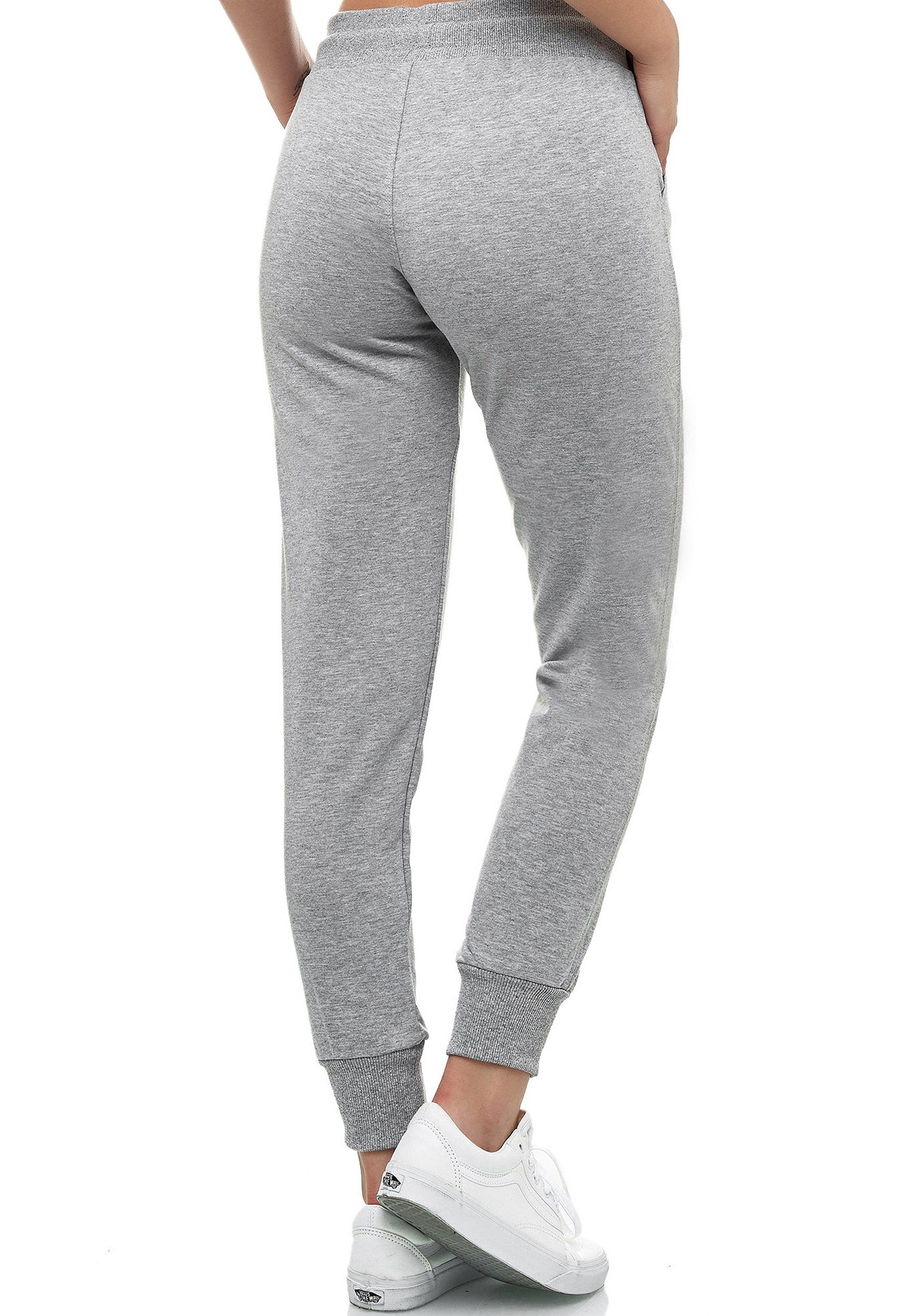 JEEL Sweathose Jogginghose Damen (1-tlg) Slim Fit, Baumwolle, Lycra günstig online kaufen