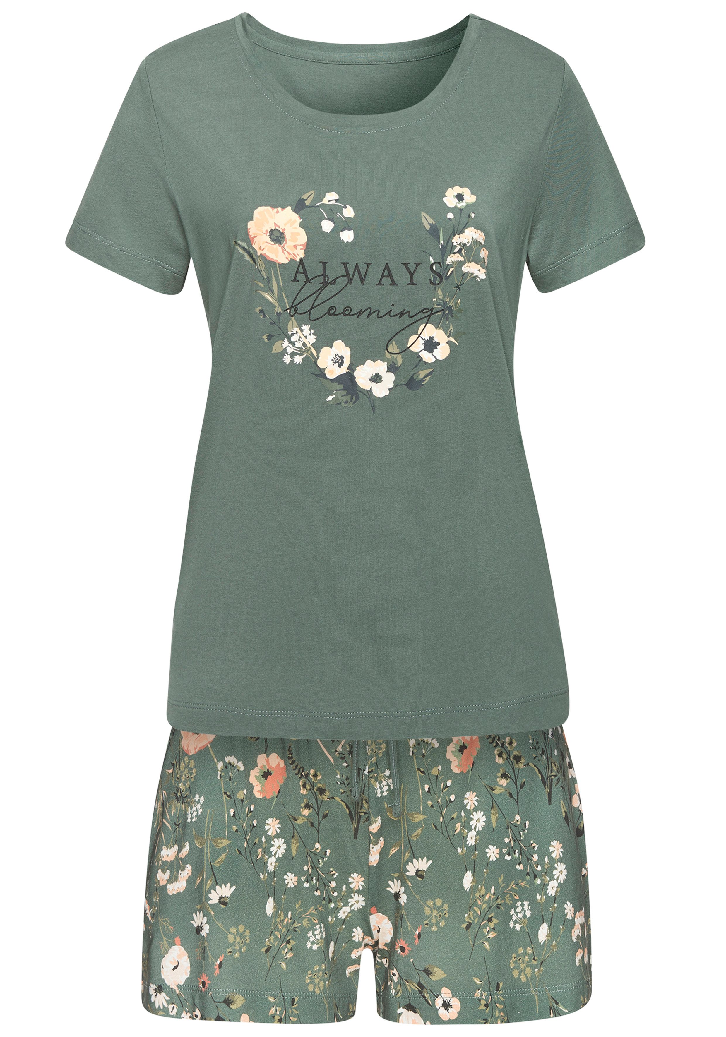 LASCANA Shorty (2 tlg., 2-teilig) mit schönem Blumenmuster. € 29,99