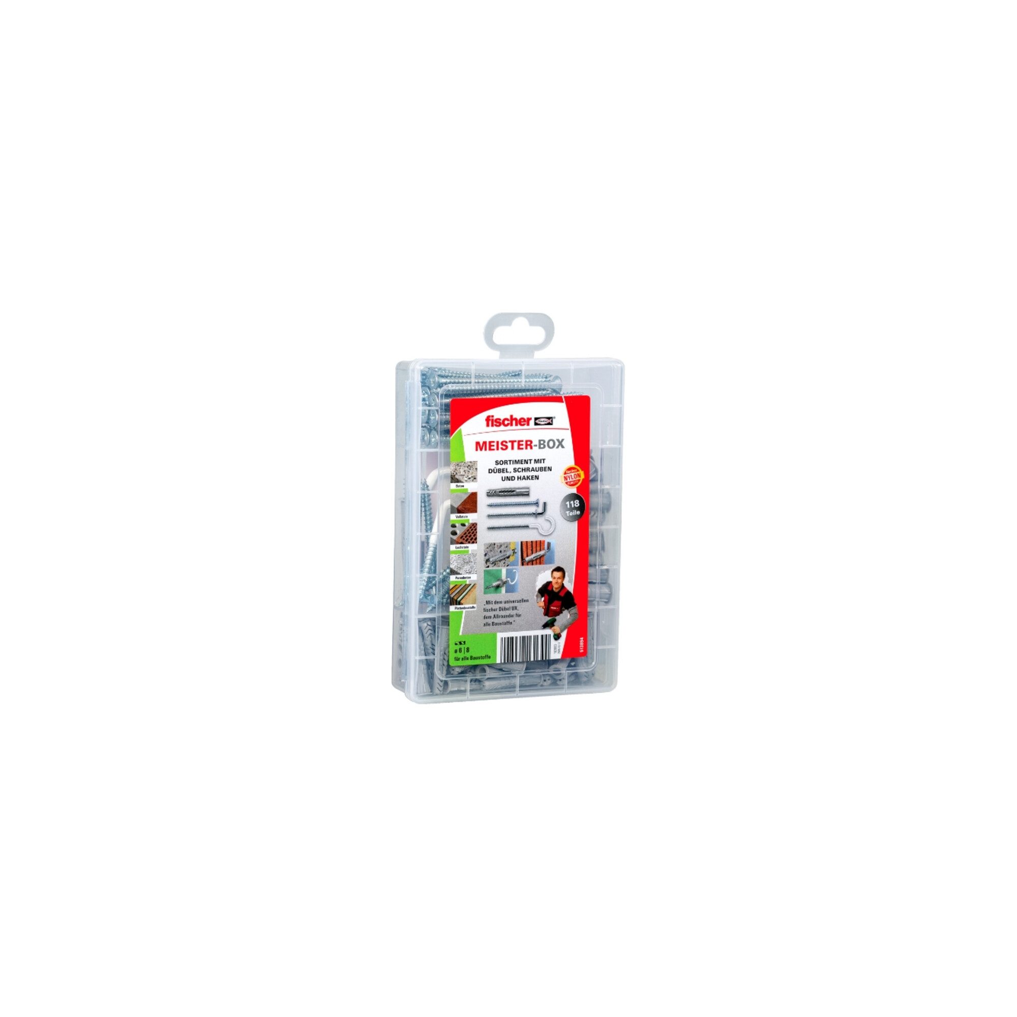 fischer Schrauben- und Dübel-Set fischer MEISTER-BOX UX