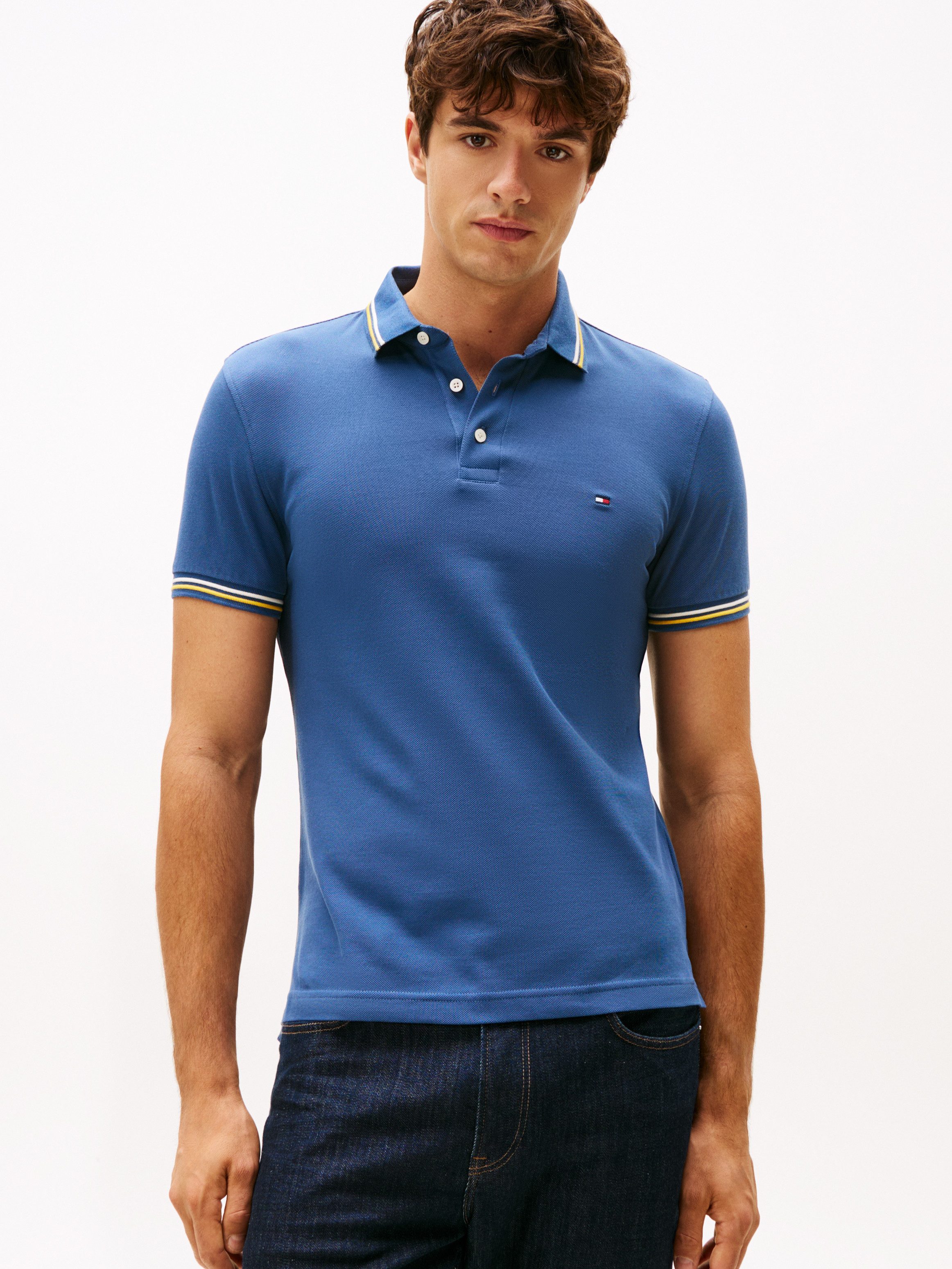 Tommy Hilfiger Poloshirt TOMMY TIPPED SLIM POLO