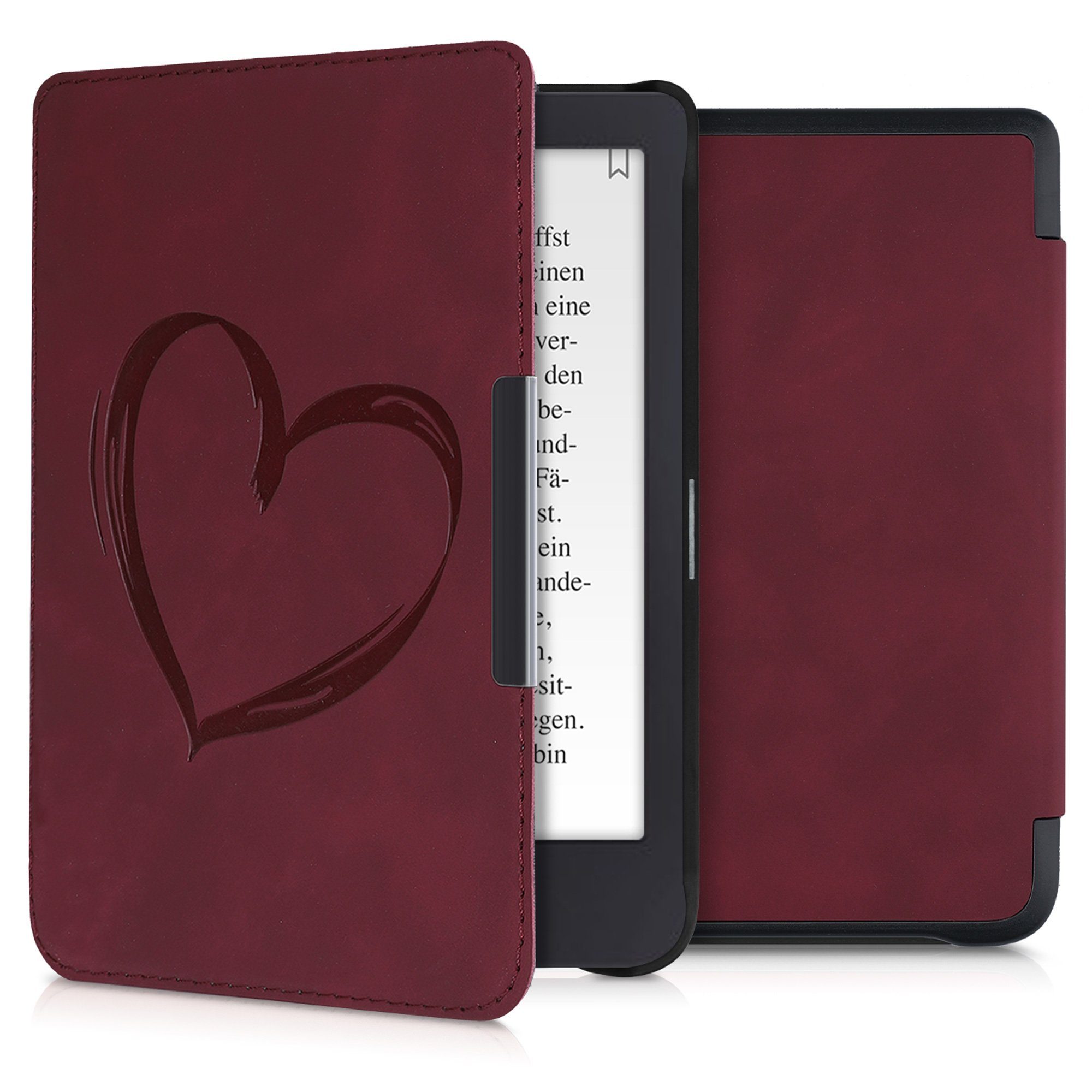 kwmobile E-Reader-Hülle Schutzhülle für Tolino Shine 3 Hülle, eReader Flip Case mit Auto Sleep Funktion