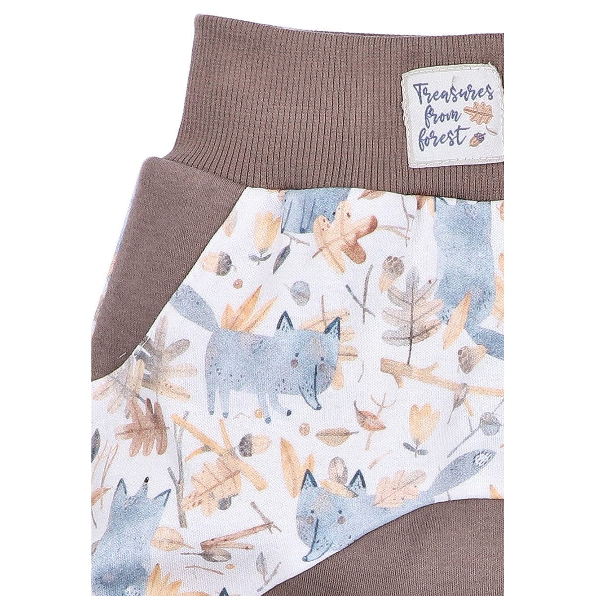 NINI Stoffhose Fuchs Unisex Kinder (1-tlg) Stoffhose, Jogginghose, Jogger, Sporthose, Chino