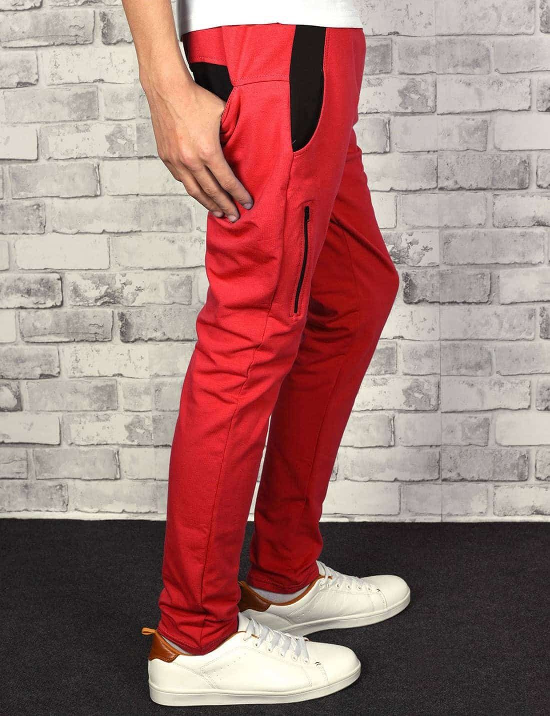 Rot-Schwarz Sweatpants mit Bund Jungen Kinder BEZLIT Sweathose elastischem (1-tlg)