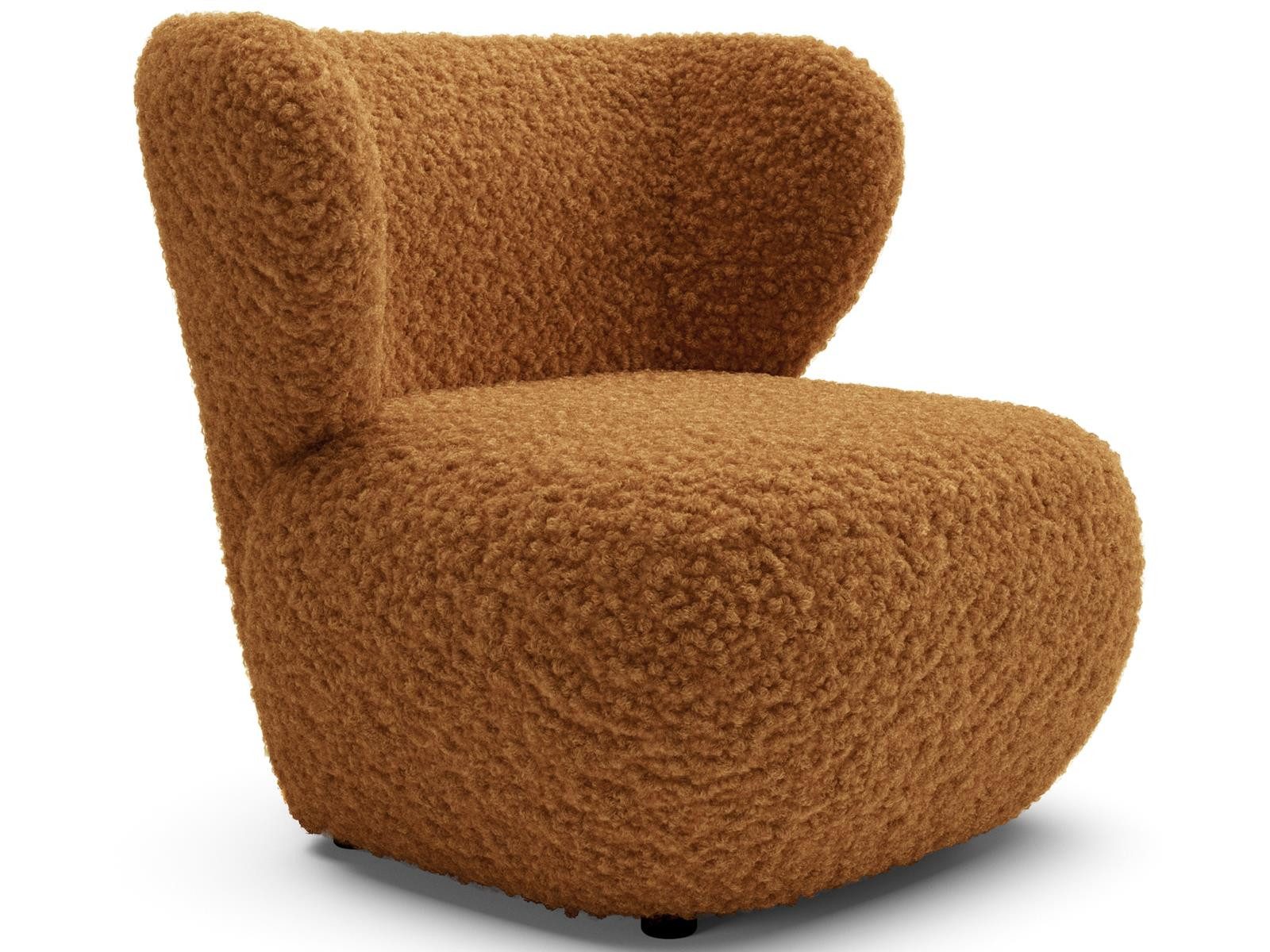 Compleo Sessel Polstersessel, Designersessel, Gemütlich, Bouclé DESIGO