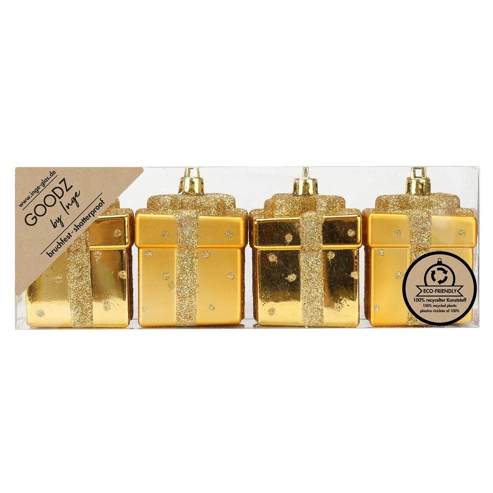 INGE-GLAS® Weihnachtsbaumkugel Christbaumschmuck Geschenkbox Kunststoff H 6 günstig online kaufen