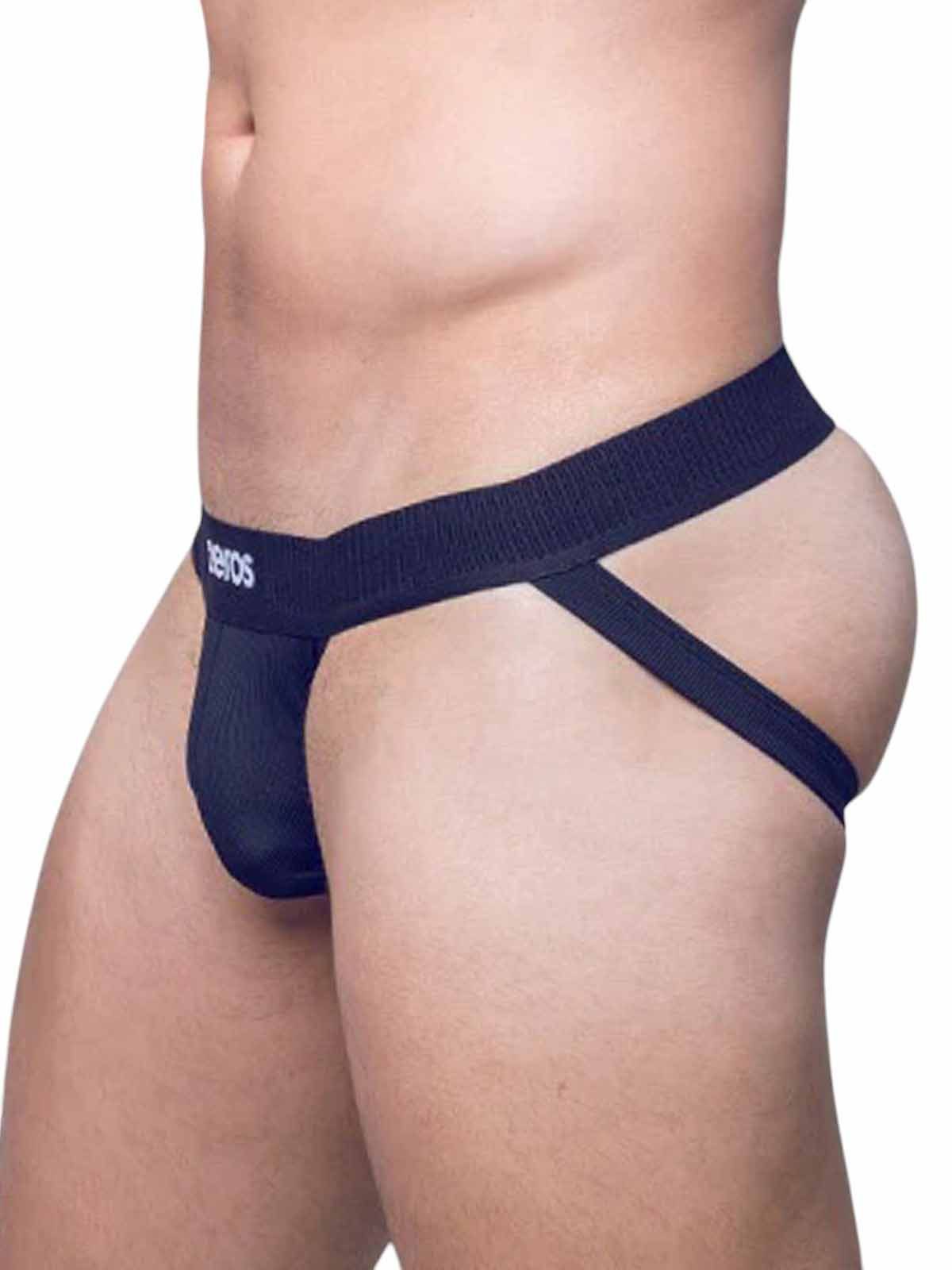 String 2eros Aktiv Hermes Jockstrap Underwear Black