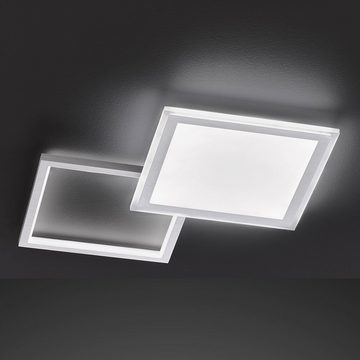 etc-shop LED Deckenleuchte, LED-Leuchtmittel fest verbaut, Kaltweiß, Warmweiß, Neutralweiß, Tageslichtweiß, LED Deckenleuchte mit Fernbedienung Deckenleuchte