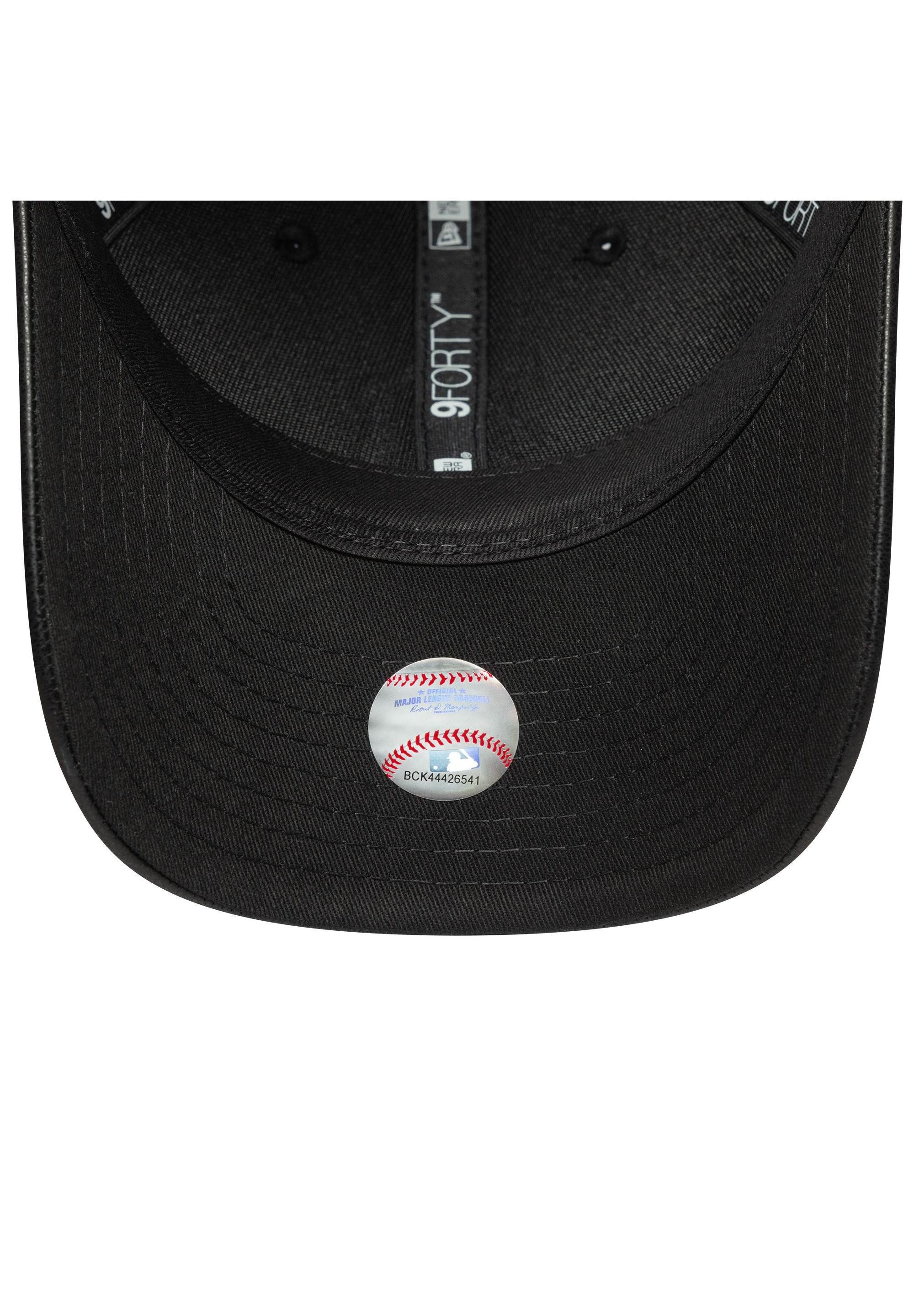 New Era Baseball Cap Detroit Tigers New Era PU 9Forty M-Crown Cap Kunstleder Schwarz (1-St)