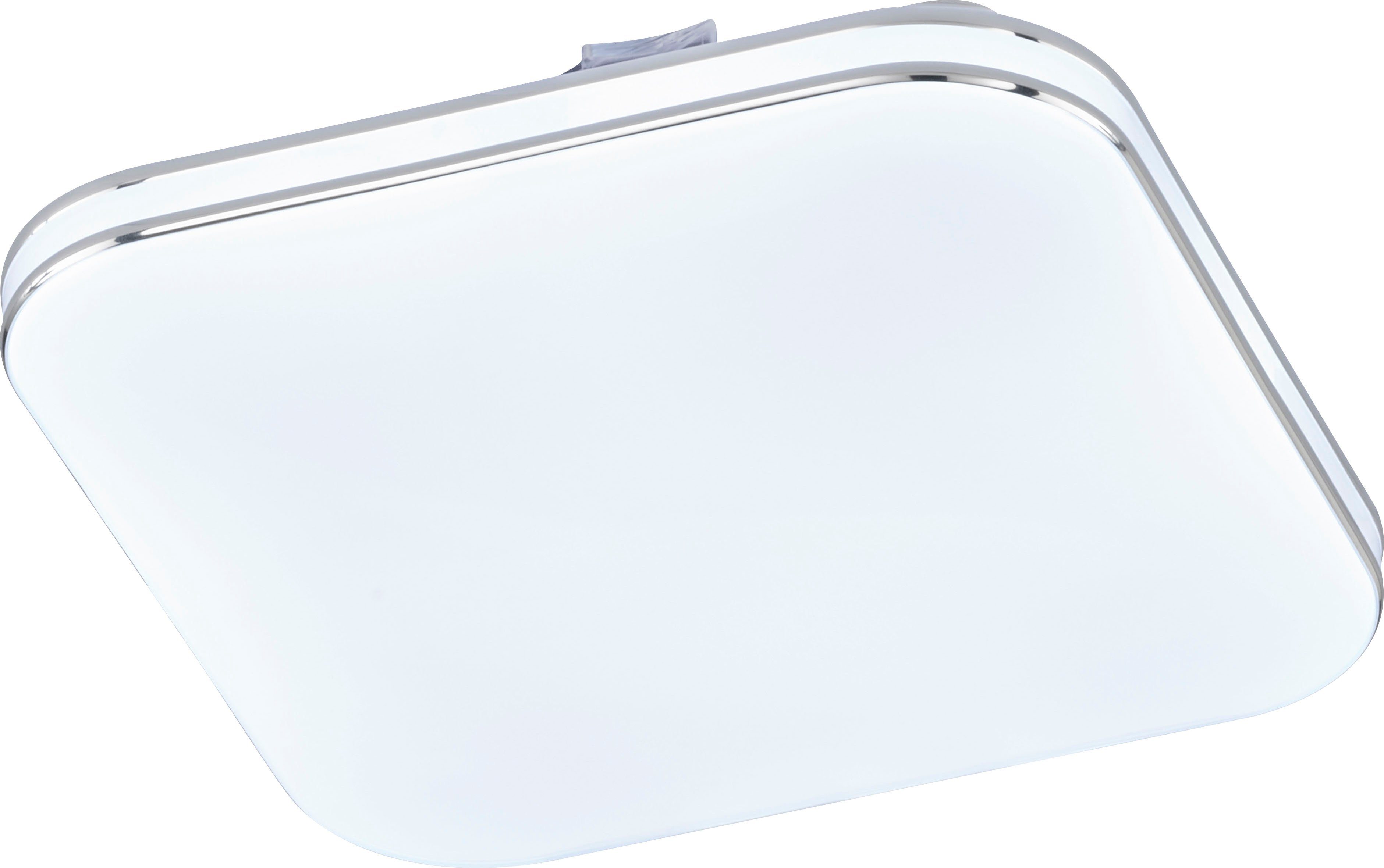 Fischer & Honsel LED-Deckenleuchte Porto Weiß 34 x 34 cm günstig online kaufen