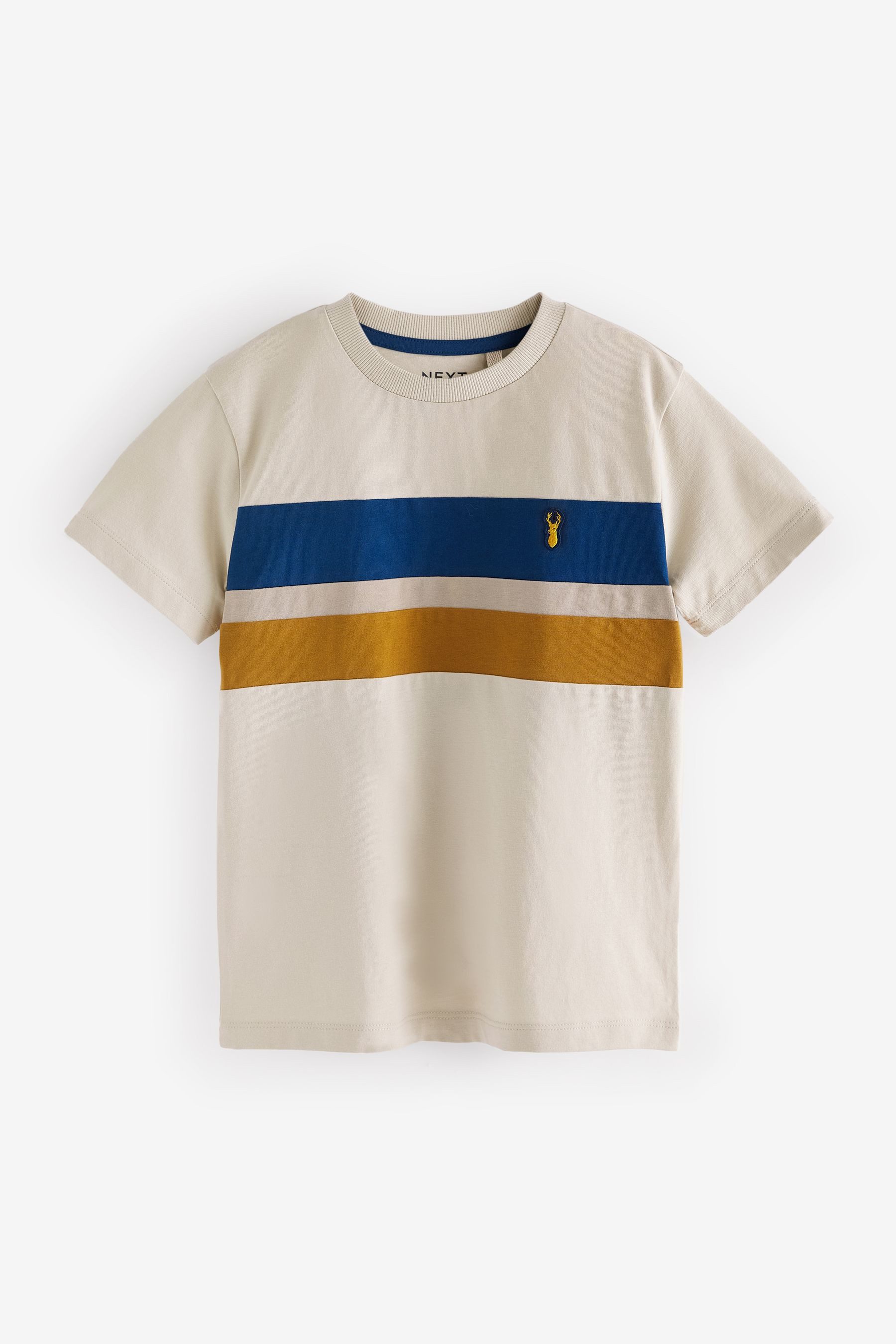 Ecru/Navy/Tan