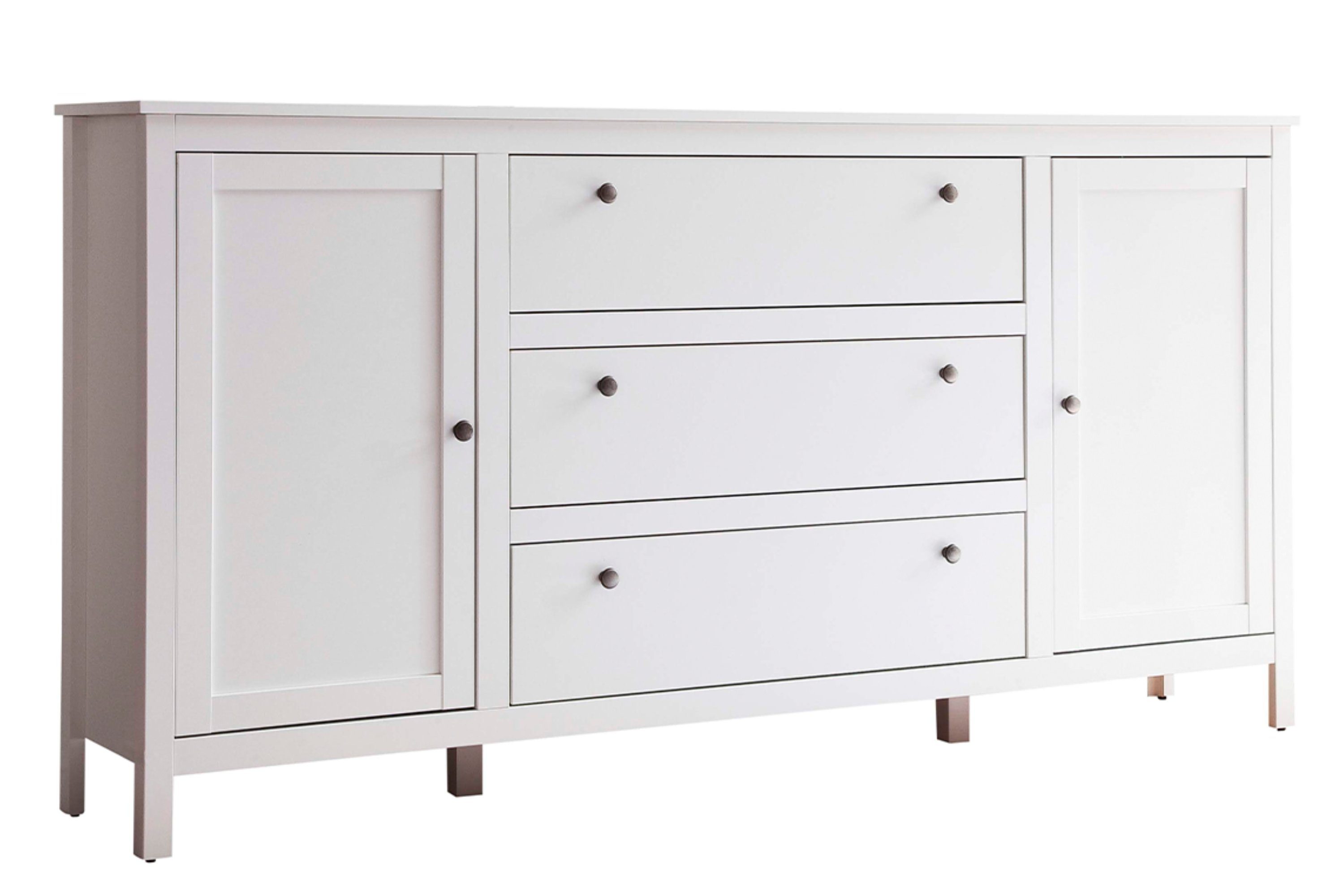 KONSIMO® Kombikommode FARGE Kommode, mit Schubladen, mit Türen, Metallkugelgriffe