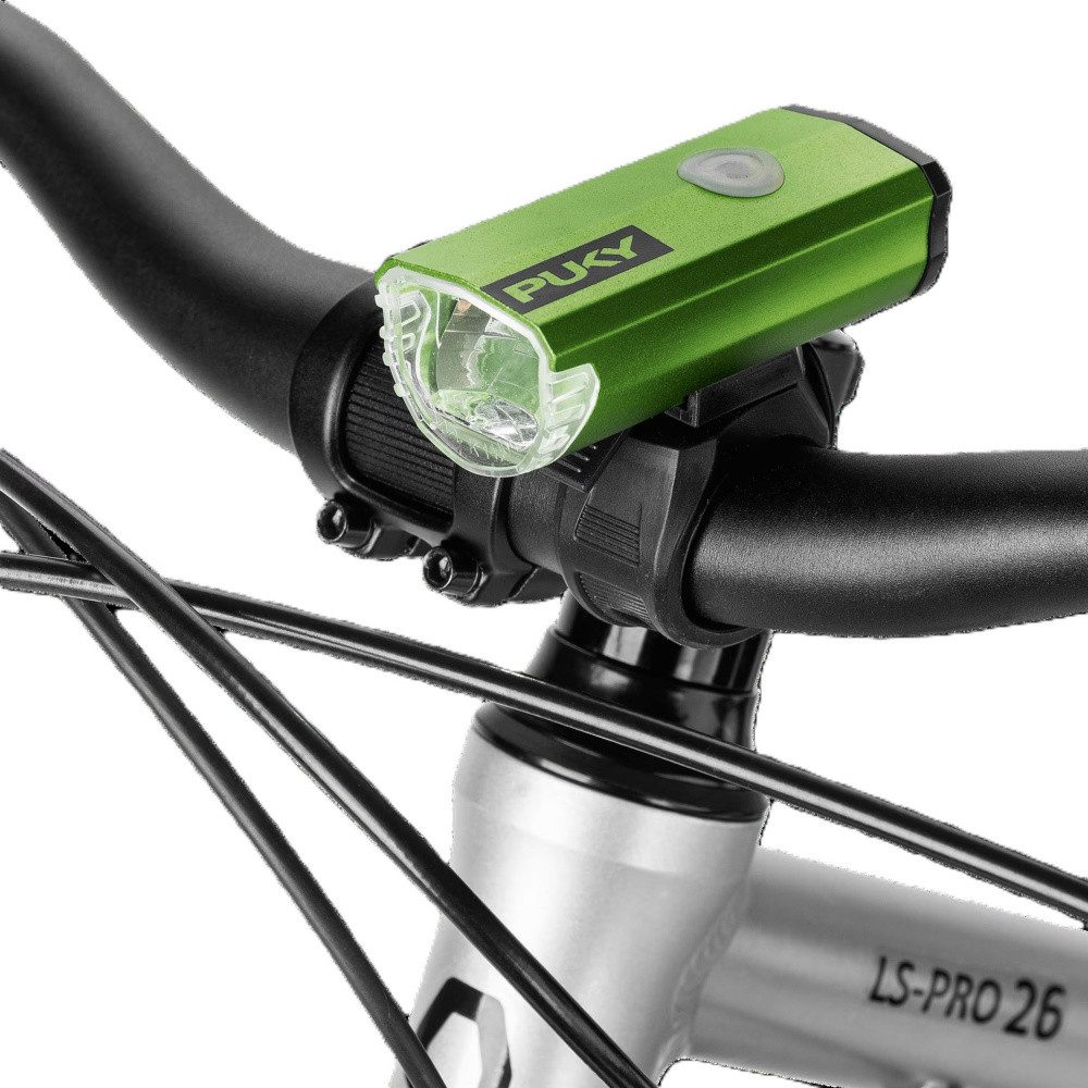 Puky Fahrradbeleuchtung Puky LUMI LED Fahrradbeleuchtung Set StVZO USB Frontlicht & Rücklicht