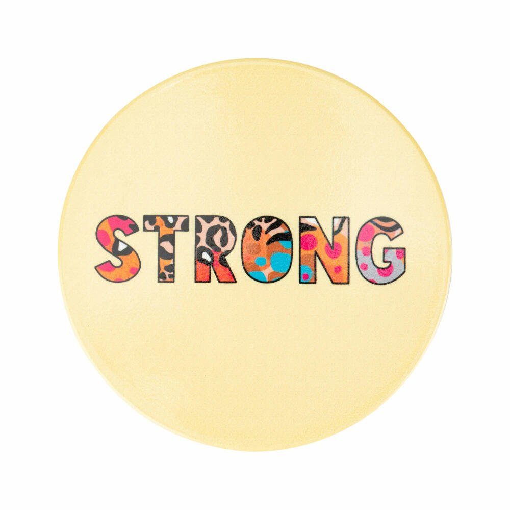 Getränkeuntersetzer BE FIERCE Strong 10 cm