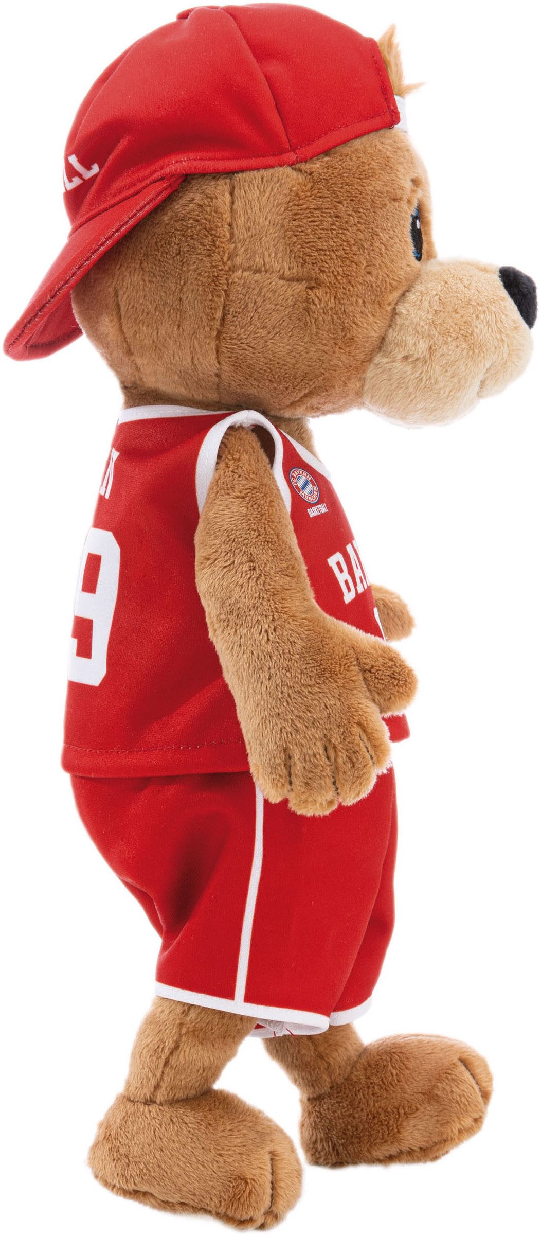 Nici Kuscheltier FC BAYERN MÜNCHEN, Bär Ben, 35cm schlenkernd, mit Trikot