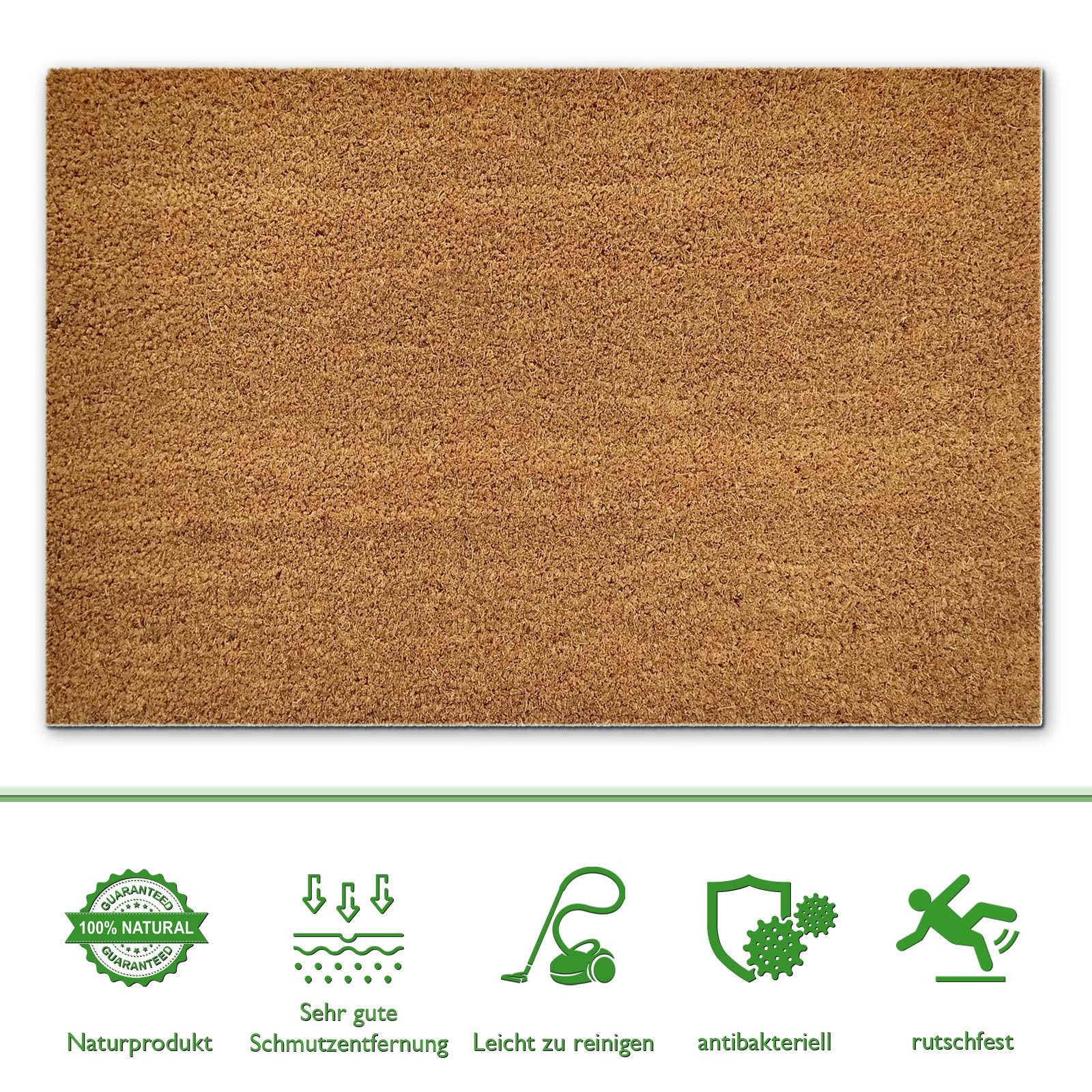 Amagohome Fußmatte Fußmatte Kokosmatte Fußabtreter Schmutzfangmatte viele G günstig online kaufen