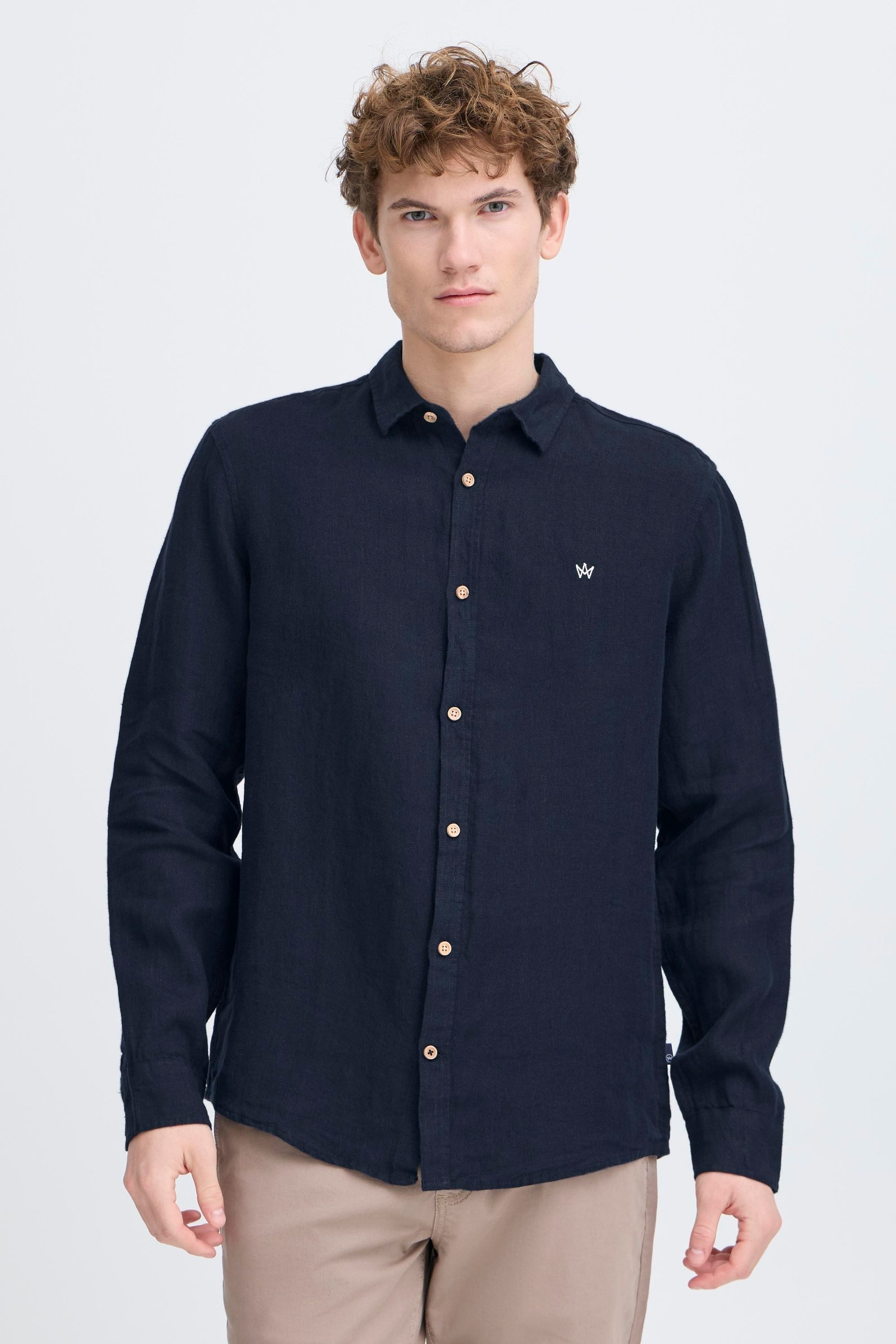 Kronstadt Leinenhemd KSHeart Schickes Leinenhemd günstig online kaufen