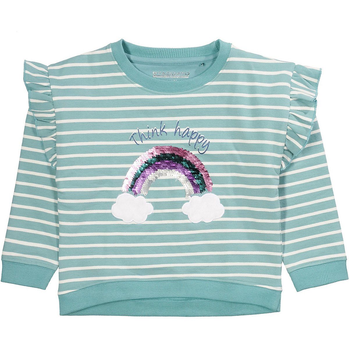 Kinder Kids (Gr. 92 -146) STACCATO Sweatshirt Sweatshirt für Mädchen, Pailletten