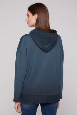 SOCCX Kapuzensweatshirt mit Seitenschlitze