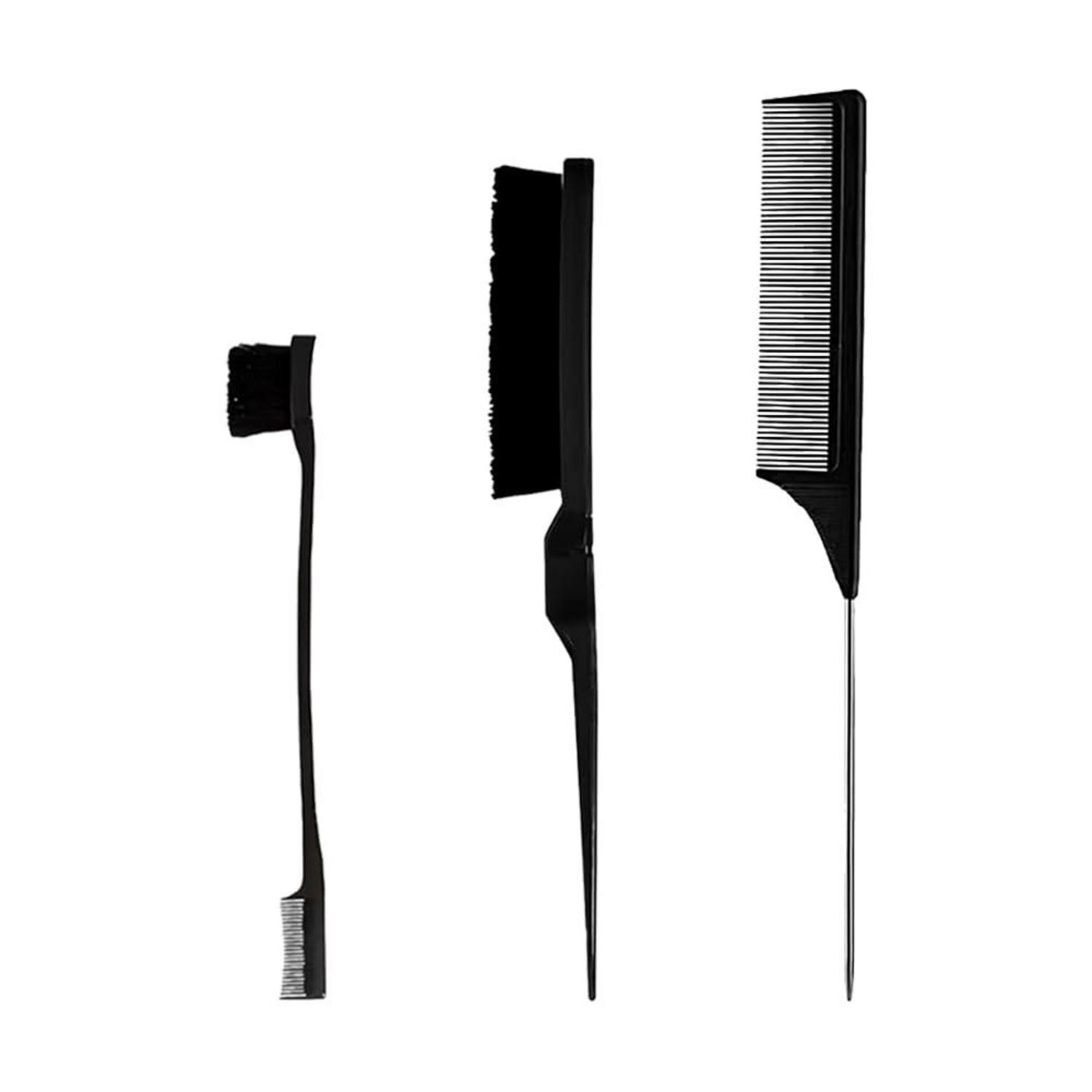 LuxusKollektion Расчески-Set Расчески Set 3-Teiliges Haarkamm Stylingkämm Haarkantenbürste