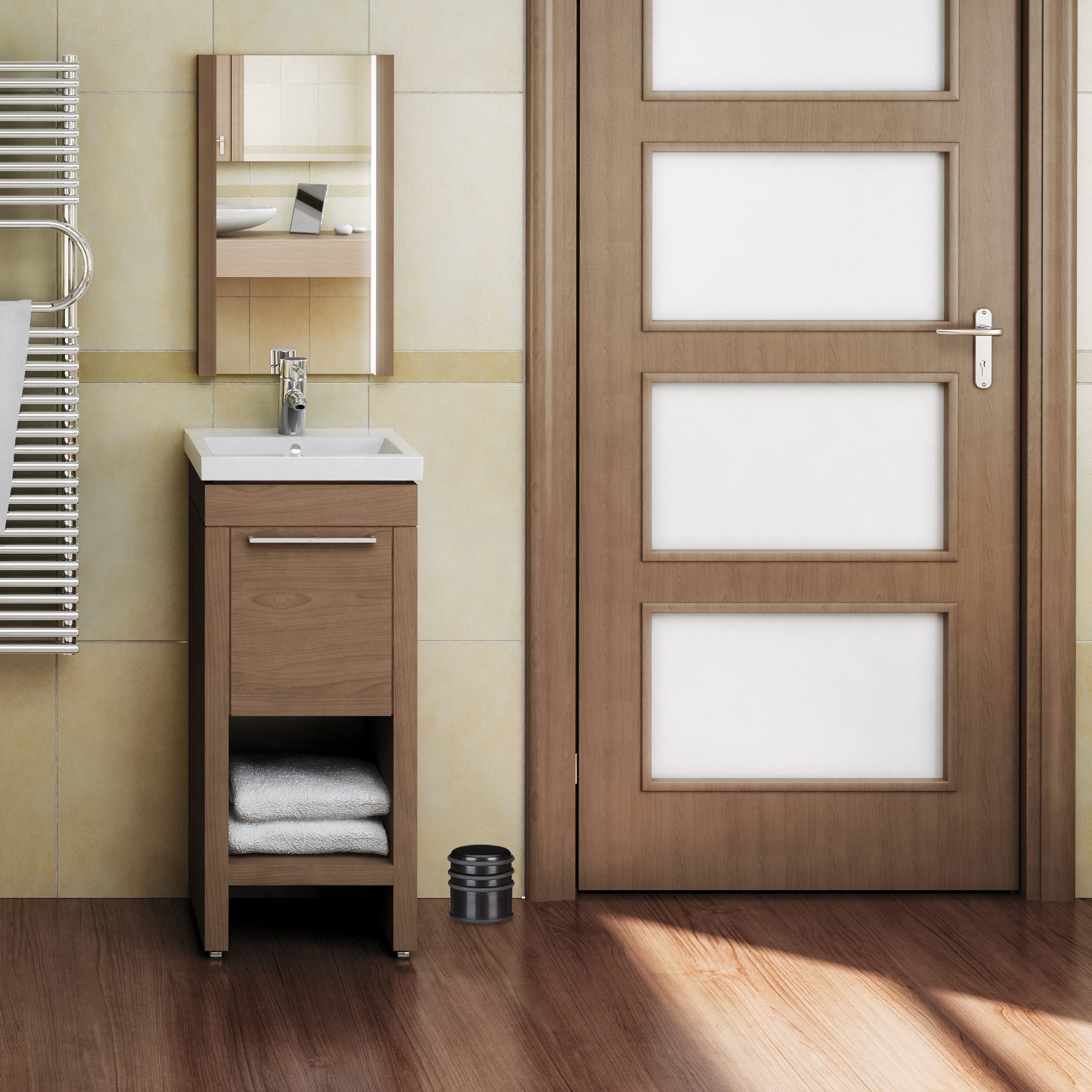 relaxdays Türstopper mit Gummiringe, Dunkelgrau günstig online kaufen