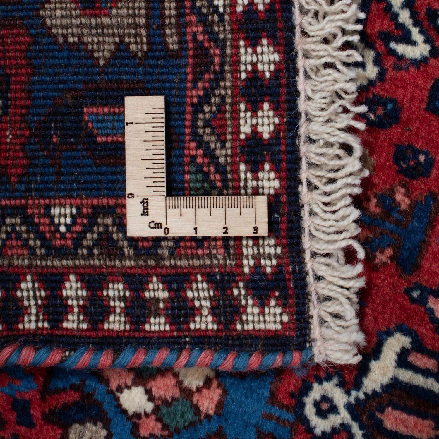 Wollteppich Yalameh Medaillon mit Zertifikat Rosso 10 mm, 205 x Unikat scuro 320 rechteckig, Höhe: morgenland, cm