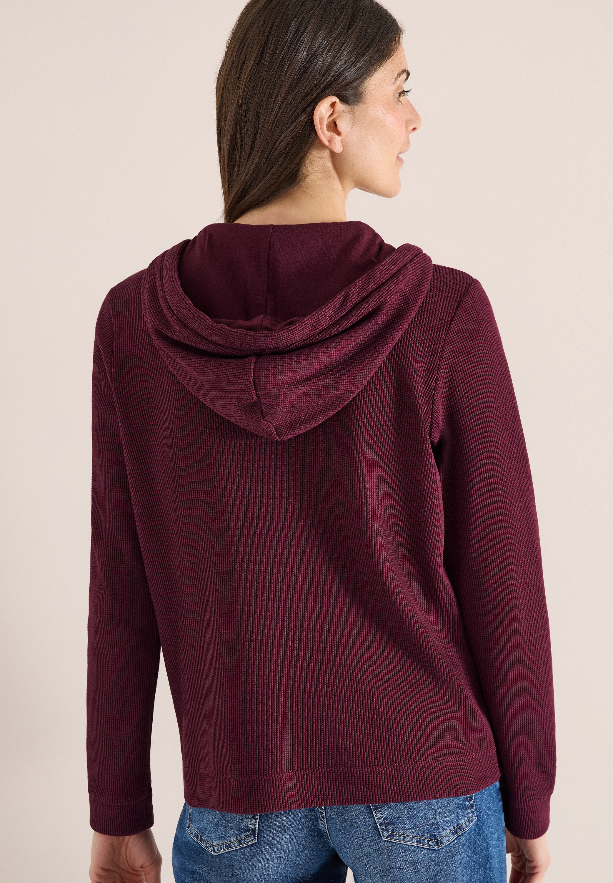 CECIL Sweatjacke mit Kapuze