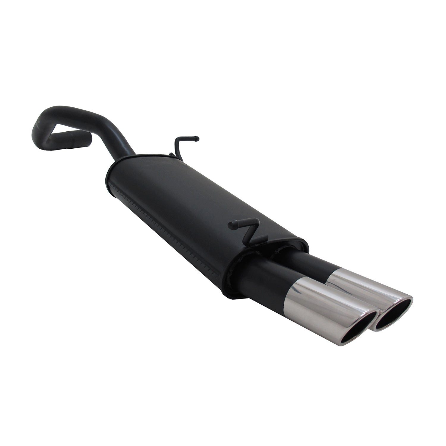 OMAC Auspuff-Flexrohr Novus Sportauspuff für Seat Ibiza 6L 2x76mm Endschalldämpfer