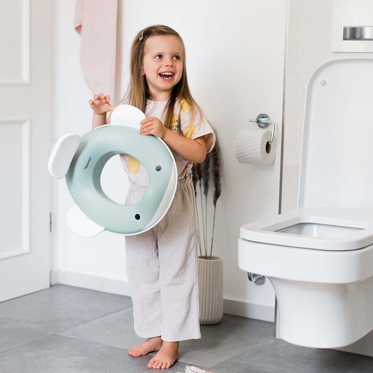KINDSGUT Baby-Toilettensitz Wal, Aquamarin günstig online kaufen