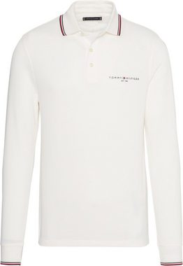 Tommy Hilfiger Langarm-Poloshirt TIPPED PLACE L/S SLIM POLO