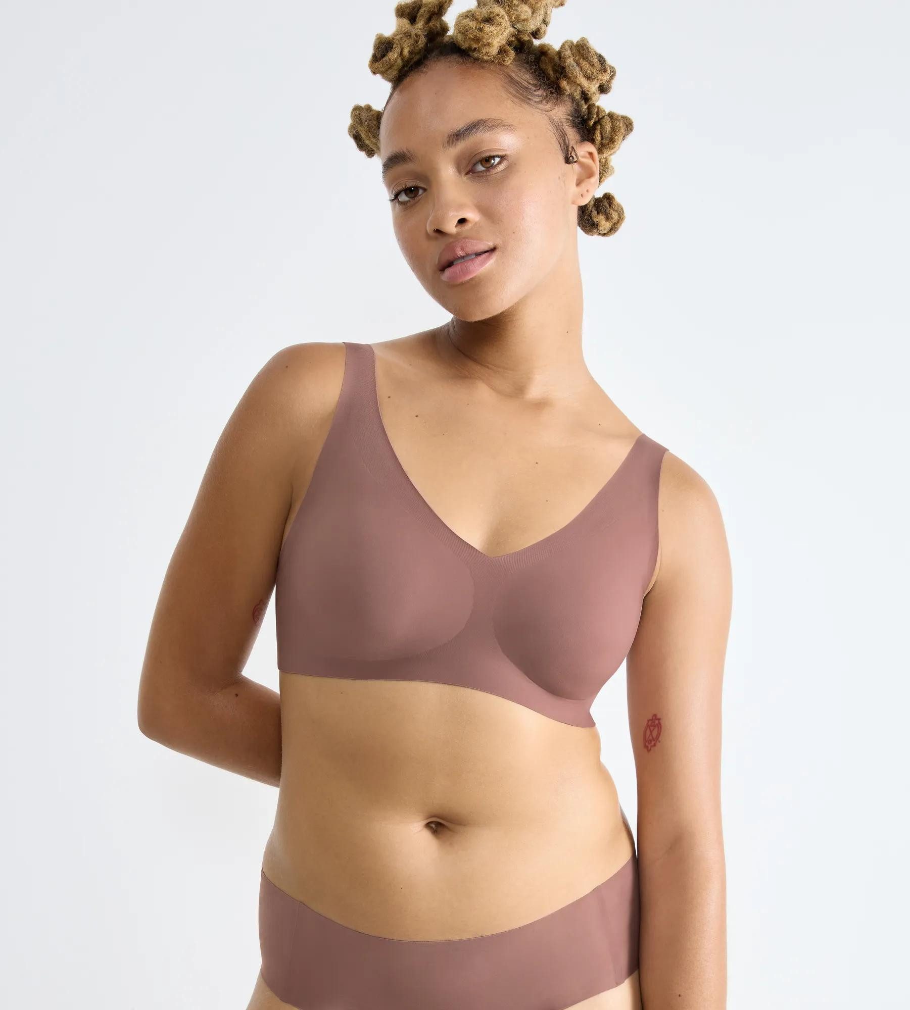 Sloggi Bralette ZERO Feel 2.0 mit herausnehmbaren Pads, mittlerer Halt, Mikrofaser