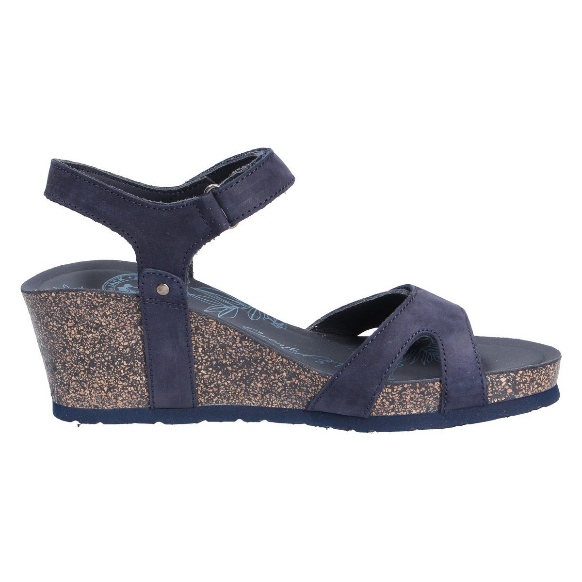 Jack blau Panama Keilsandalette (1-tlg)