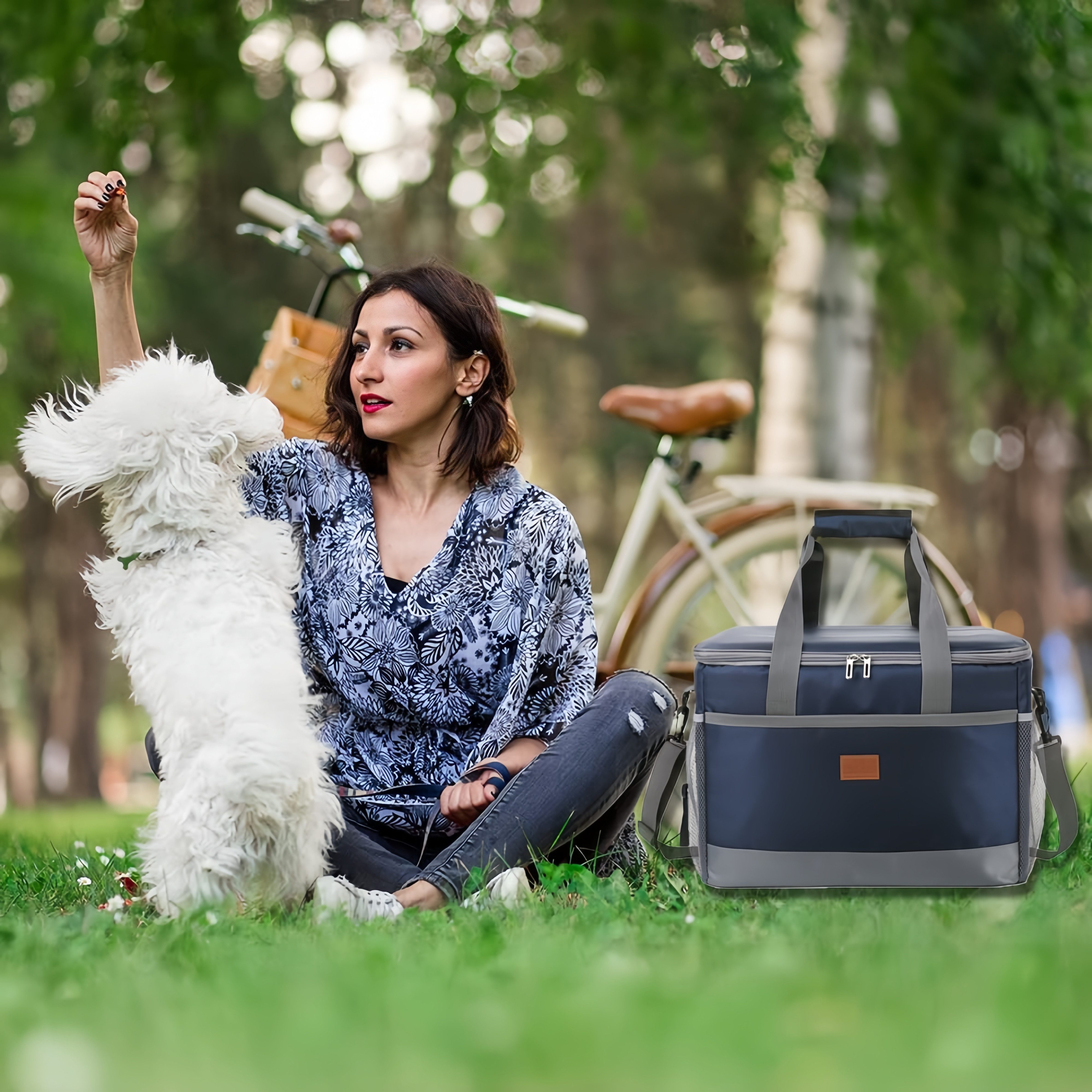 FOUORTUNATE-BEE Kühltasche Praktische Kühltasche für Picknick und Lunch – Bild 5 von 5