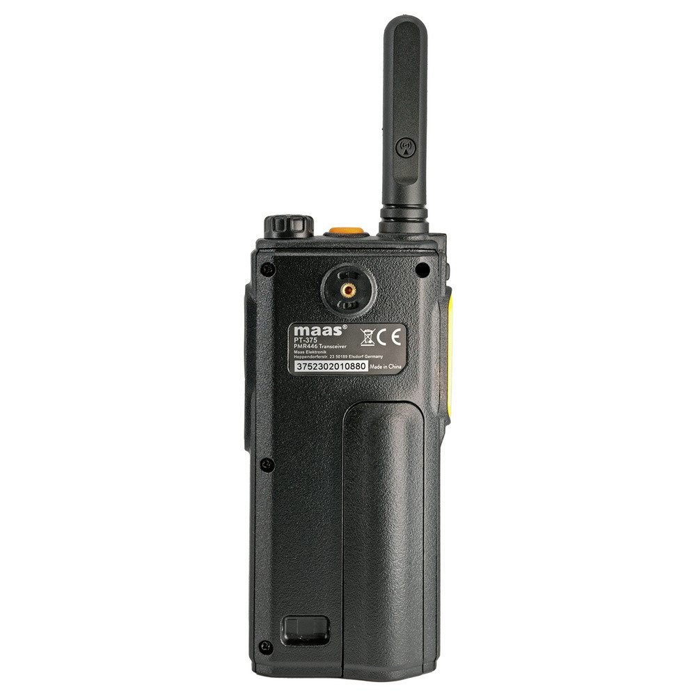 Maas Elektronik Walkie Talkie MAAS Elektronik PT-375 3702 PMR-Handfunkgerät 1er Set