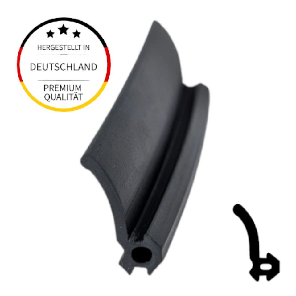 Dichtband Rahmendichtung für Fenster I 5m I Farbe Schwarz ► Langlebig