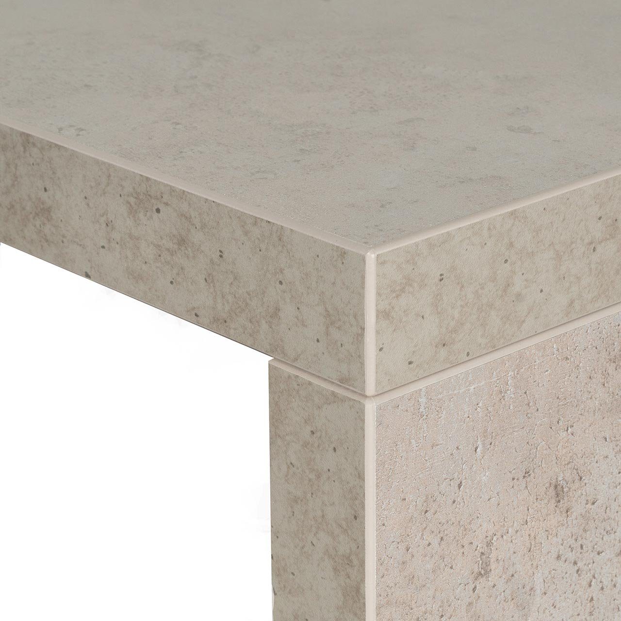 Levandeo® Couchtisch, Beistelltisch Coco Kernbuche 32x32cm Höhe 50cm