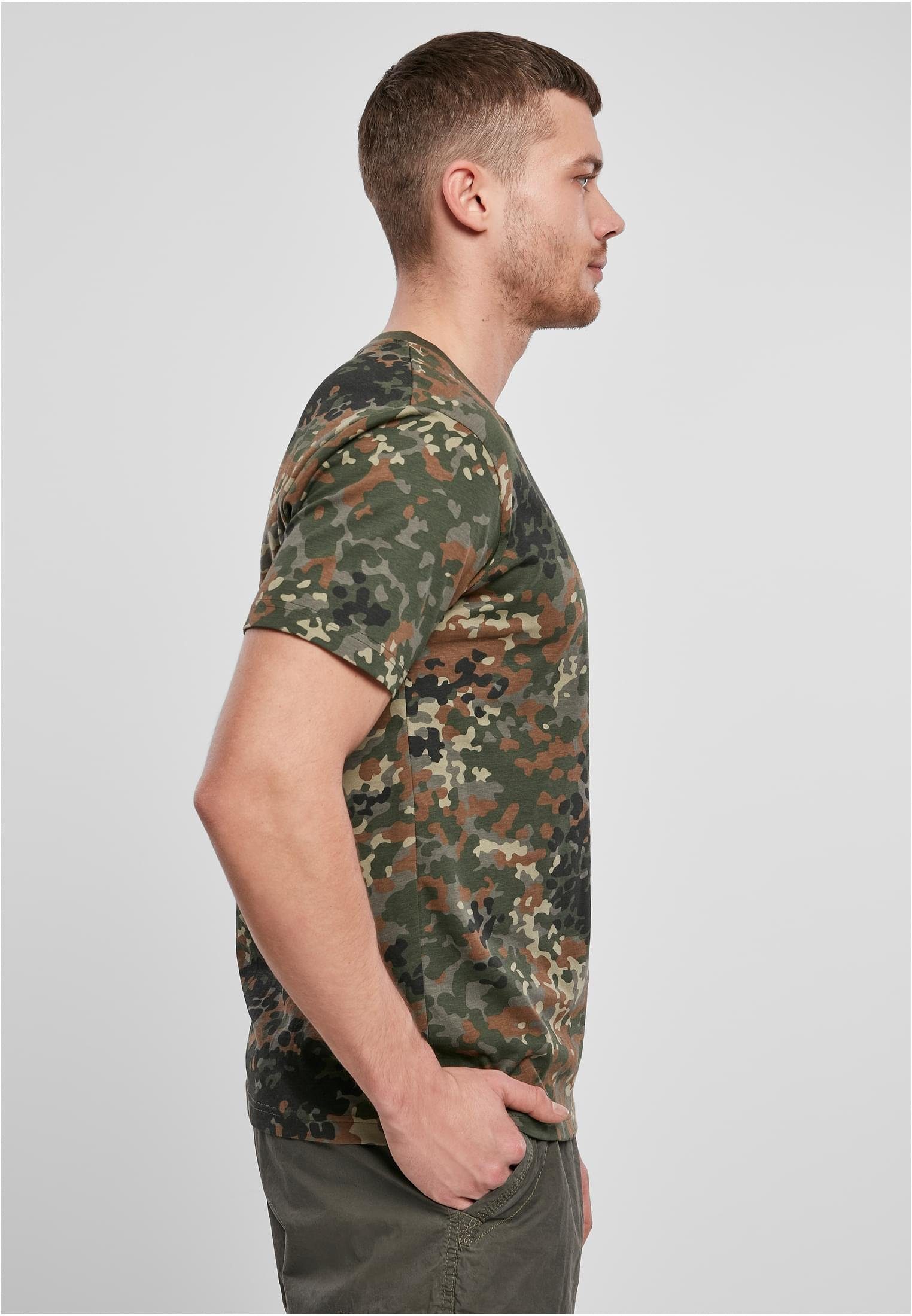 flecktarn Herren (1-tlg) Kurzarmshirt Premium Brandit Brandit Shirt