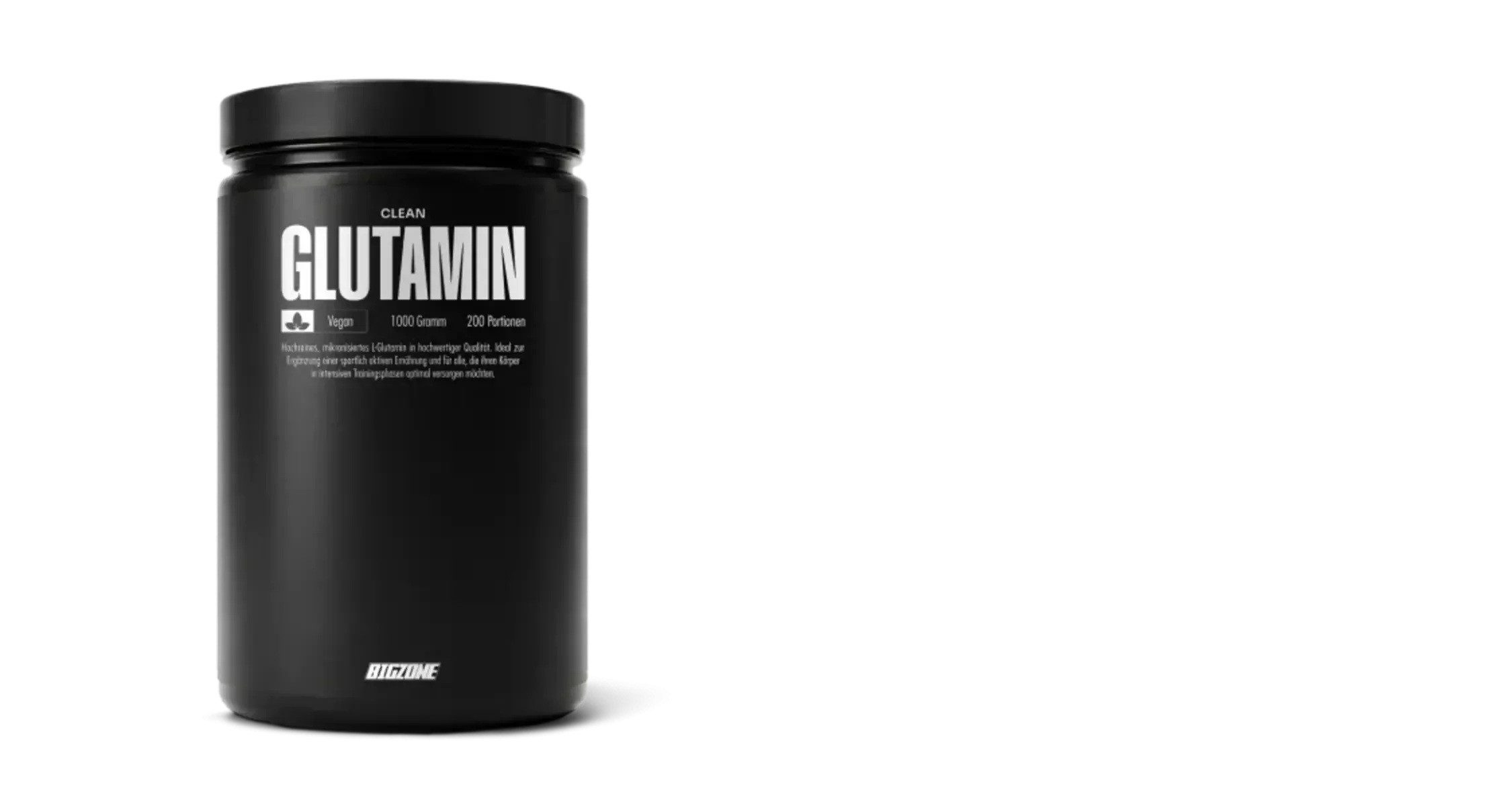BigZone Big Zone Glutamin 1000g Pulver, 1 er Einzelpackung à 1000 g