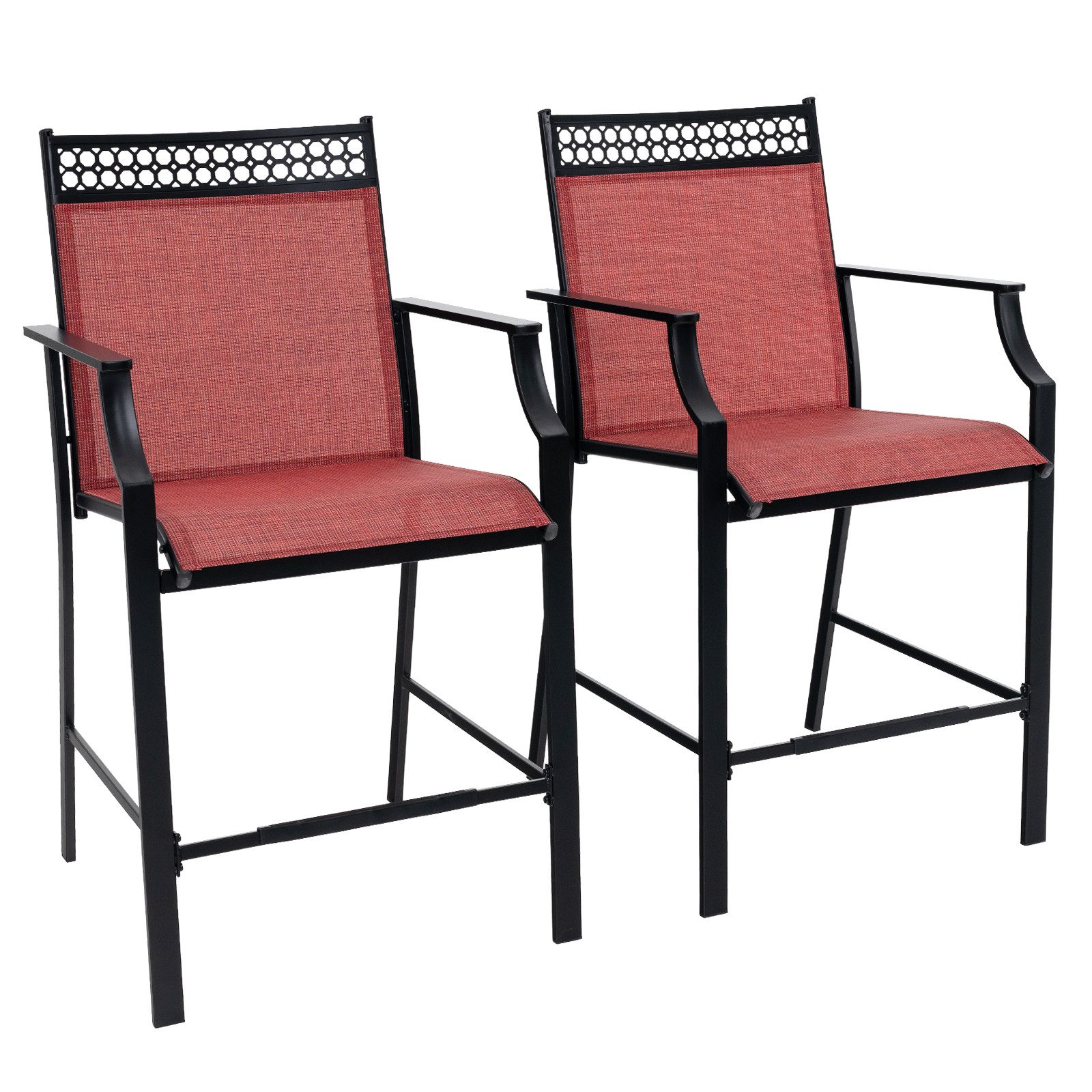 COSTWAY Gartenstuhl (2 St), Balkonstühle, Sitzhöhe günstig online kaufen