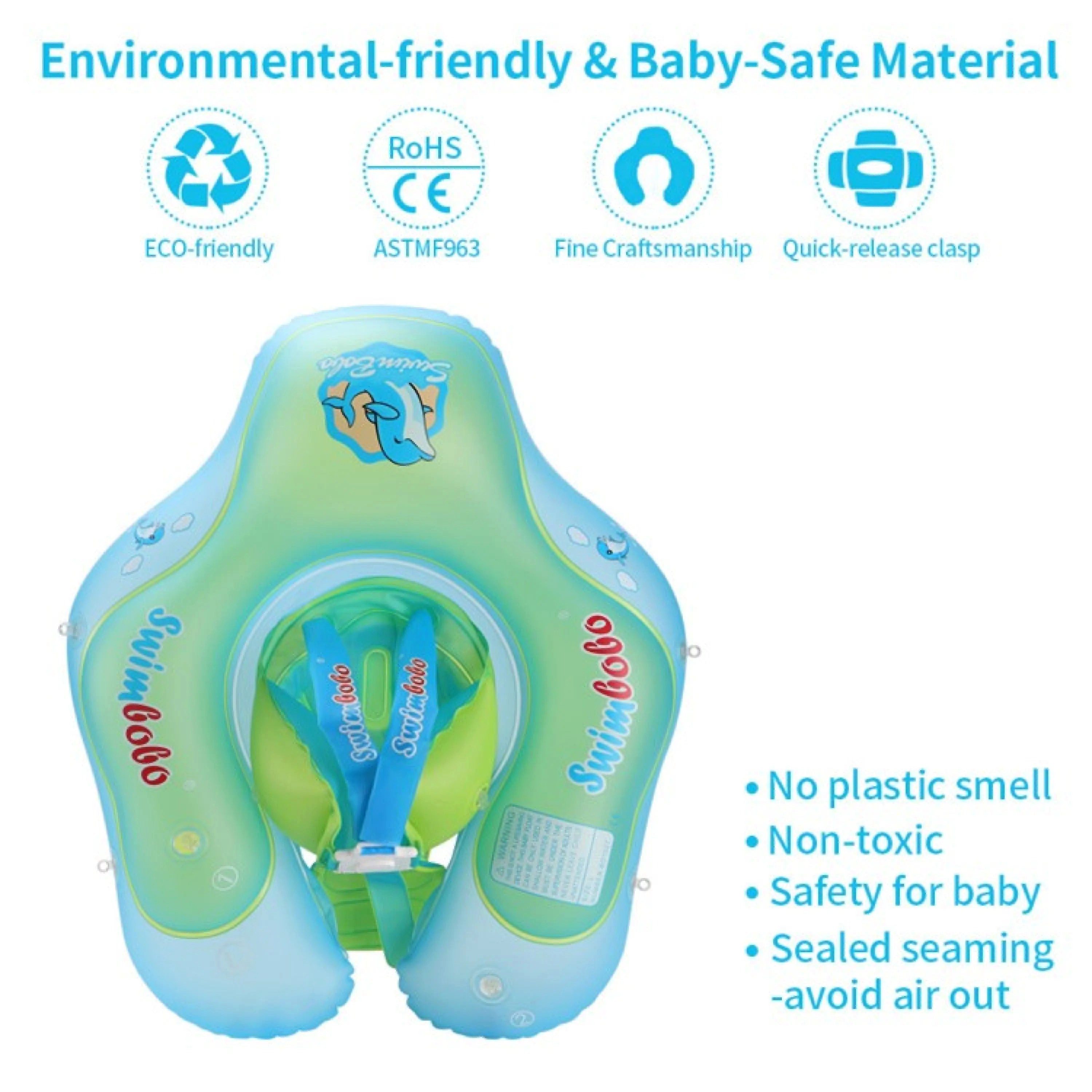 Sport-Knight® Schwimmring Baby Schwimmring – Schwimmtrainer mit Sicherheitsgurt & UV-Schutz