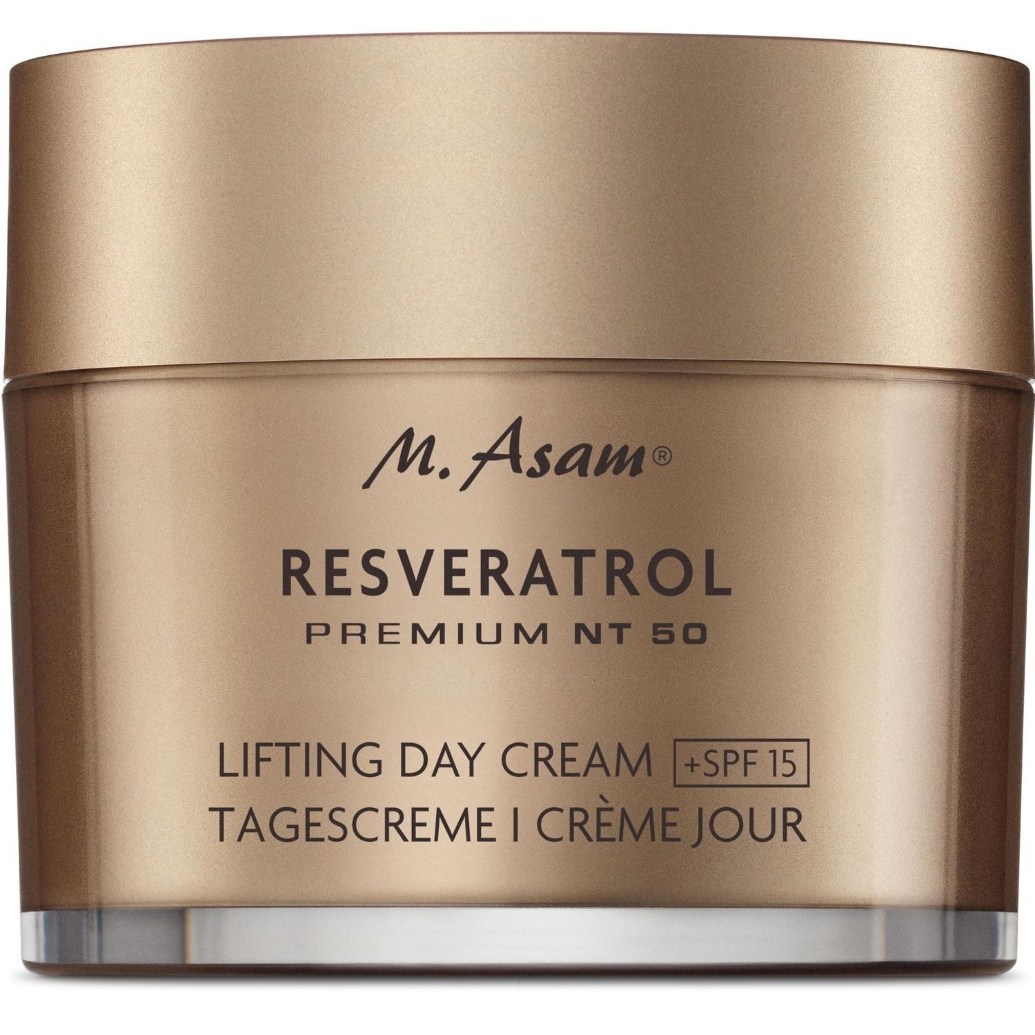 asambeauty Tagescreme M. Asam RESVERATROL PREMIUM NT50 Lifting Day Cream SPF 15 (100ml)