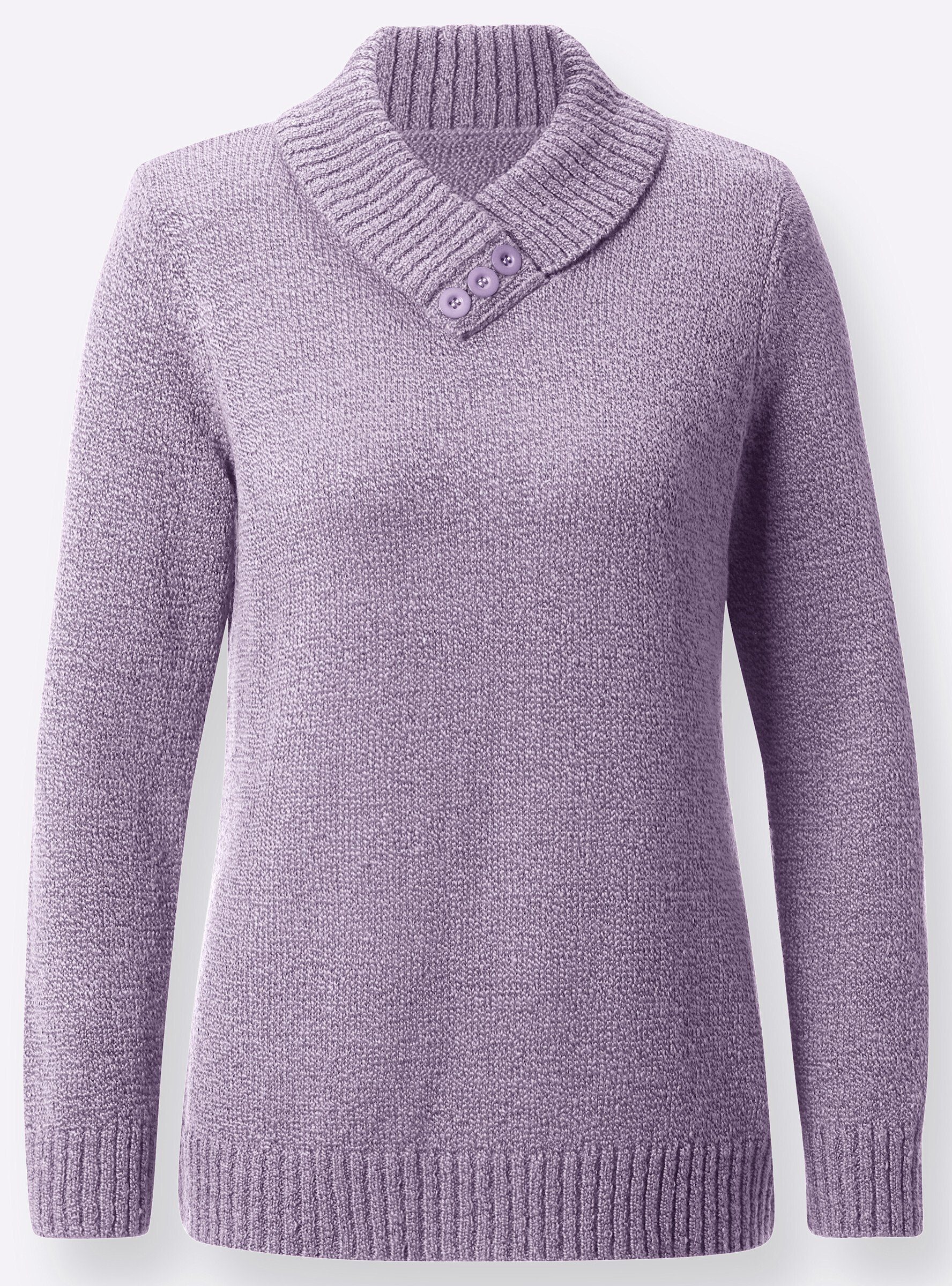 Strickpullover Pullover Langarm Jersey, Bouclé