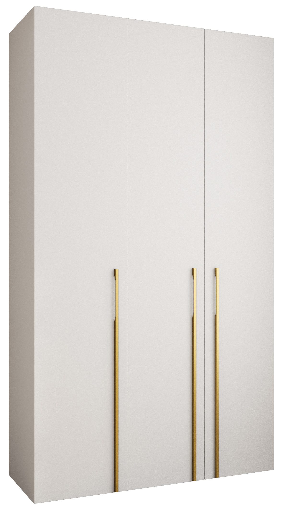 ABIKS MÖBEL Drehtürenschrank COMO 3 Schlafzimmerschrank mit Kleiderstange und Regalen