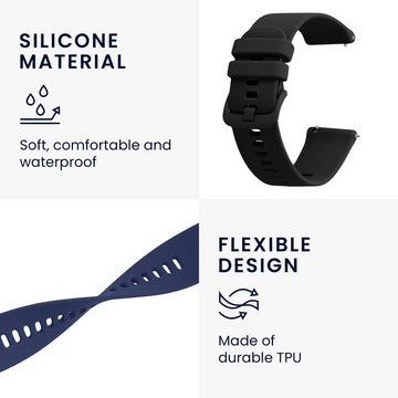 kwmobile Uhrenarmband 2x Sportarmband für Blackview X1 Smartwatch, Armband TPU Silikon Set Fitnesstracker